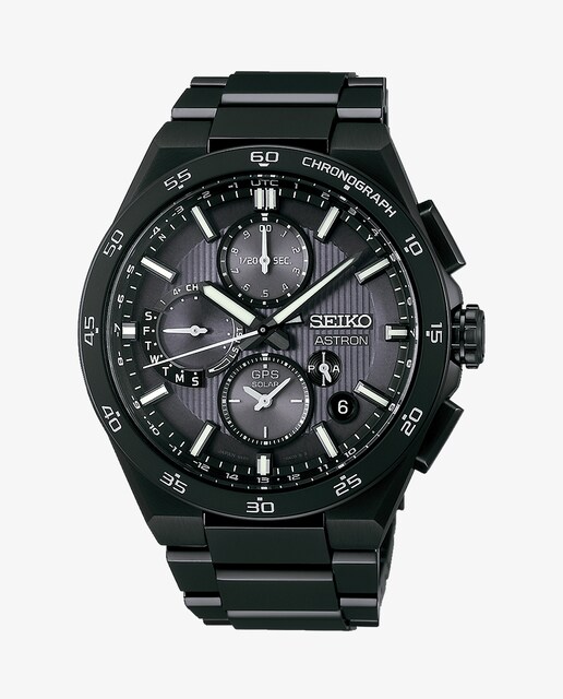 Imagen 0 de Reloj de hombre Astron SSH155J1 de acero y correa negra