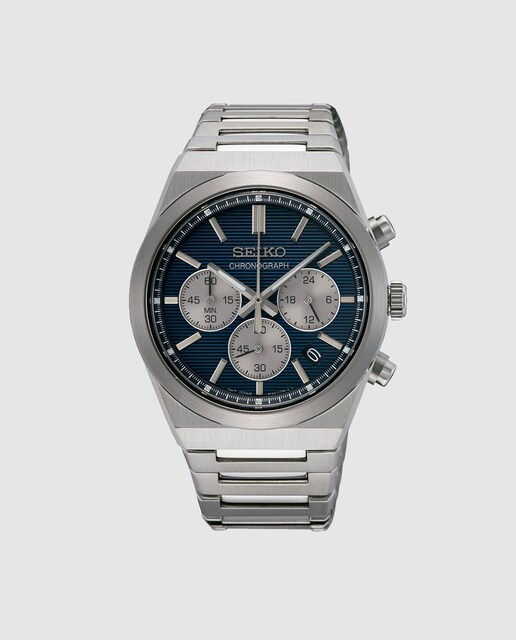 Imagen 0 de Reloj de hombre Neo classic SSB453P1 de acero y correa plateada