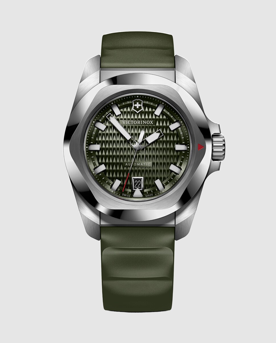 Reloj de hombre Inox V242017.1 de caucho y correa verde Verde-1