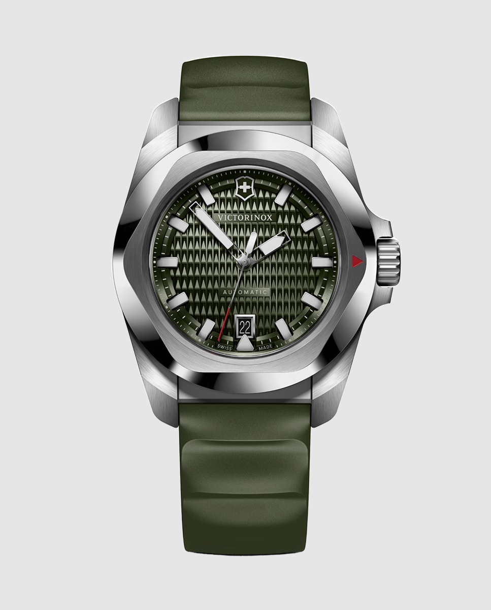 Reloj de hombre Inox V242017.1 de caucho y correa verde Verde-1