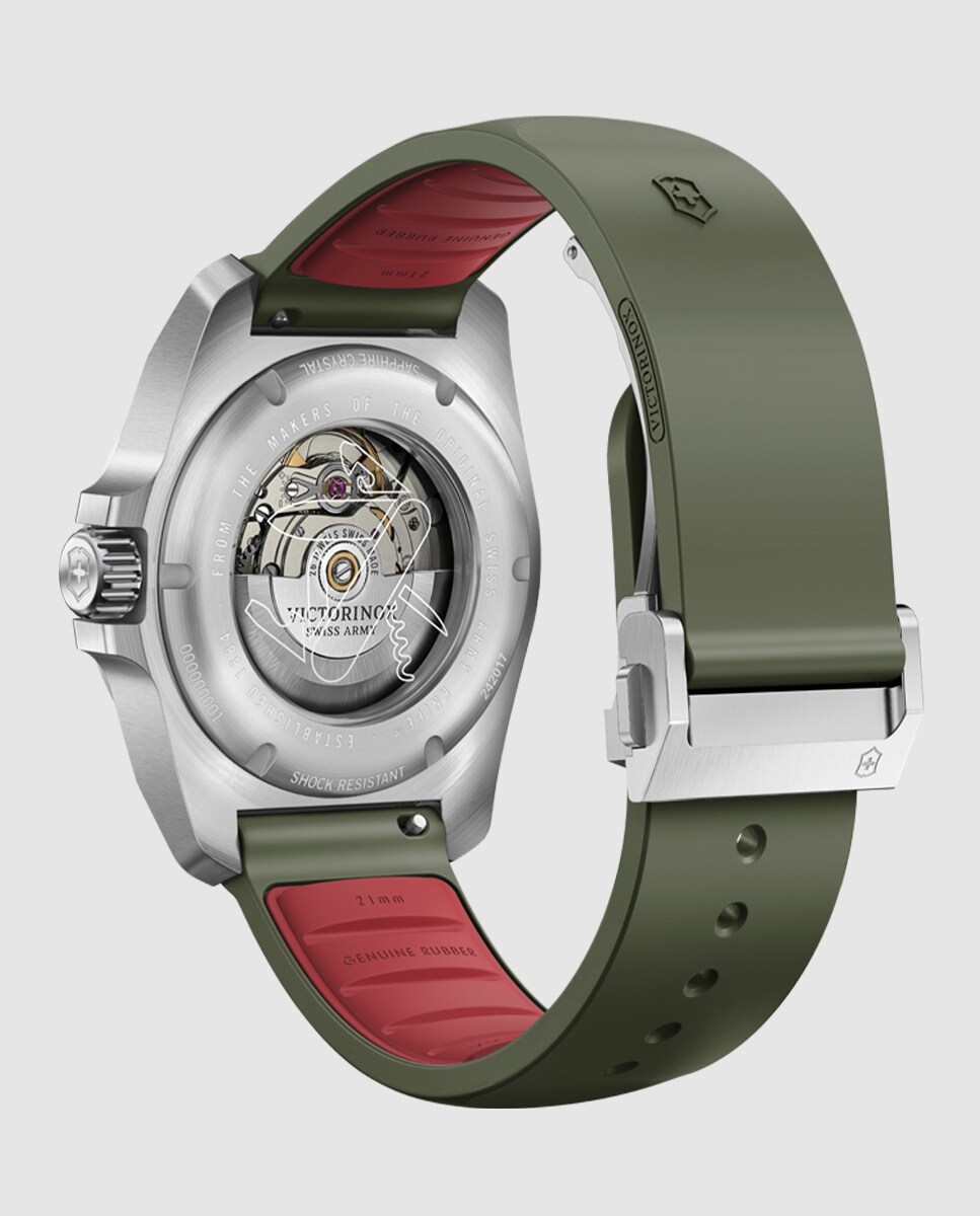 Reloj de hombre Inox V242017.1 de caucho y correa verde Verde-3
