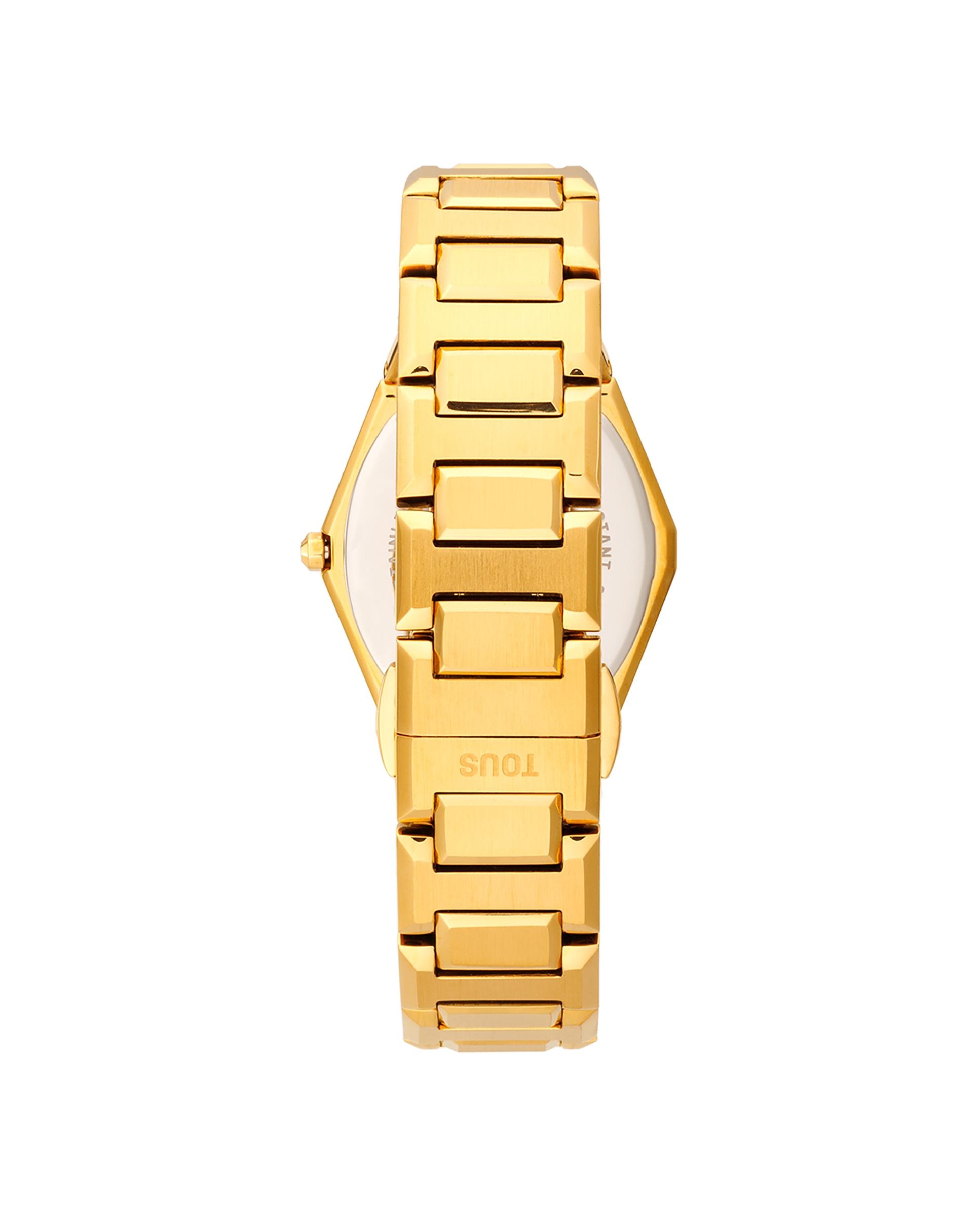 Relógio Analógico Karat com Bracelete de Aço Ipg Dourado Ouro-3