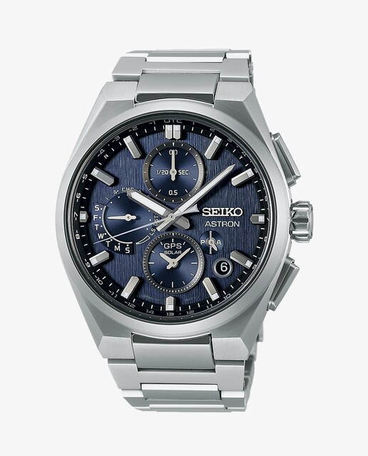 Imagen 0 de Reloj de hombre Astron SSH161J1 de acero y correa plateada