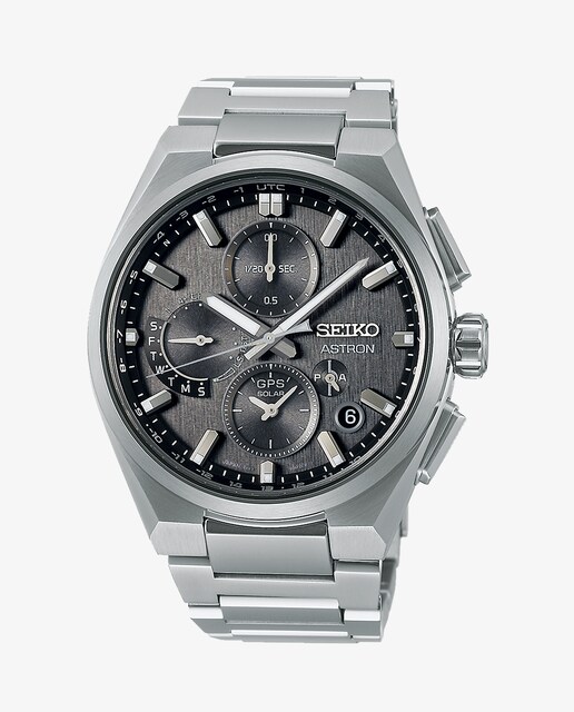 Imagen 0 de Reloj de hombre Astron SSH163J1 de acero y correa plateada