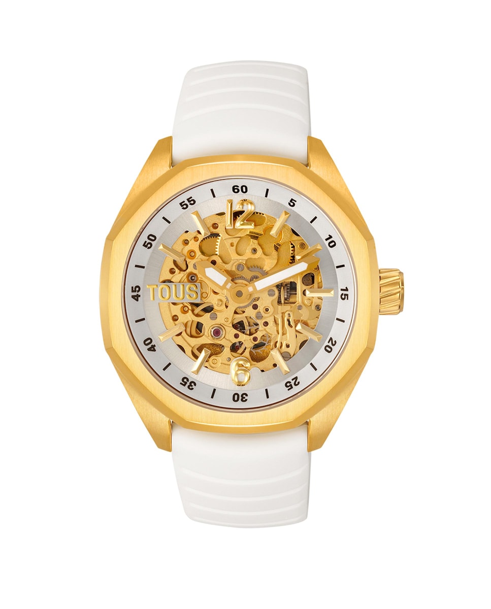 Reloj analógico de mujer Now automático con brazalete de silicona