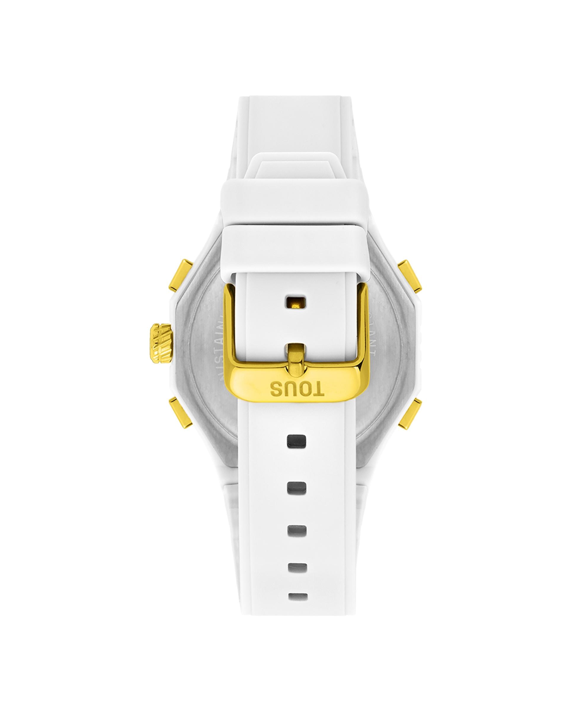 Relógio Analógico Bet com Bracelete Branca Branco-3