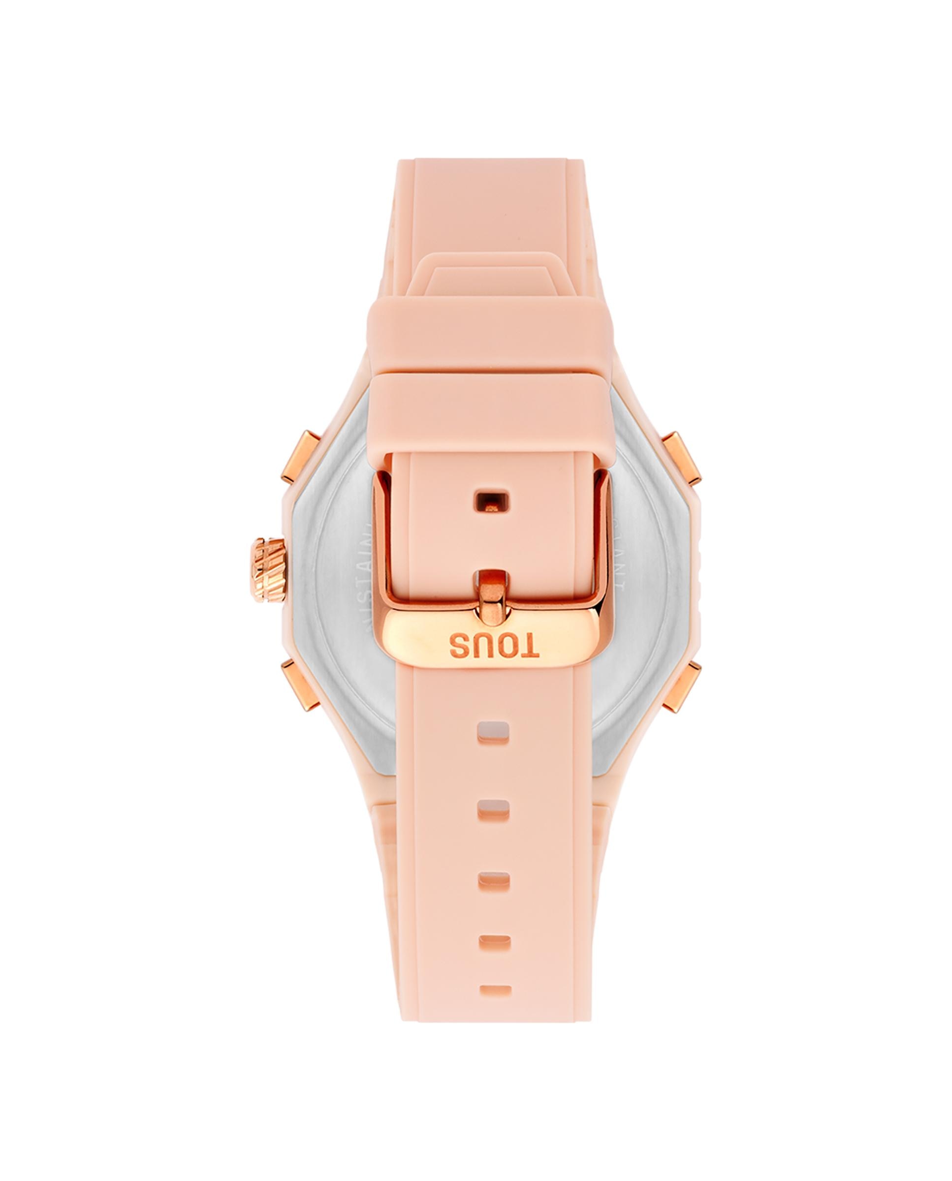 Relógio Analógico Bet com Bracelete Rosa Rosa-claro-3