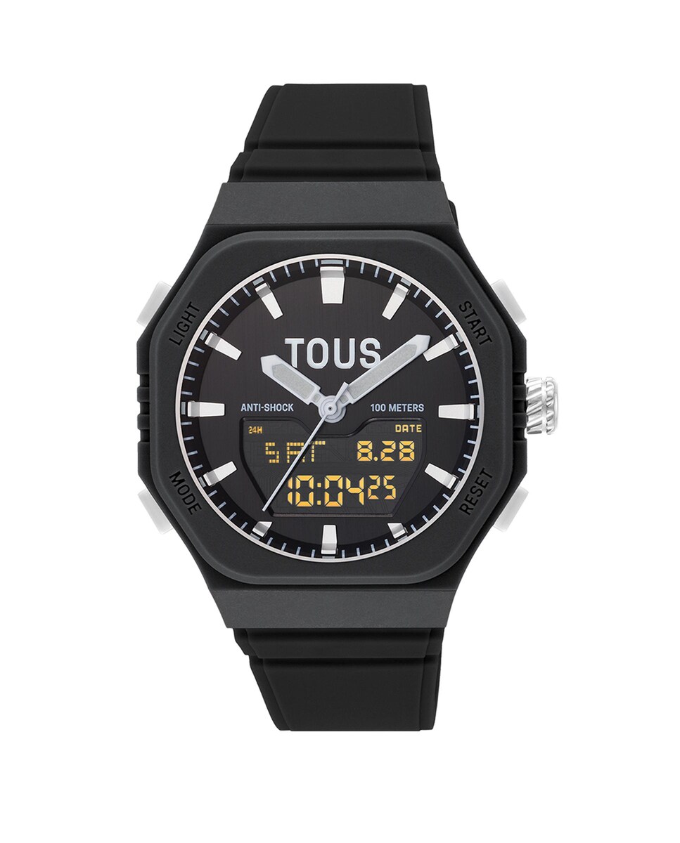 Reloj analógico digital Bet con brazalete negro Negro-1