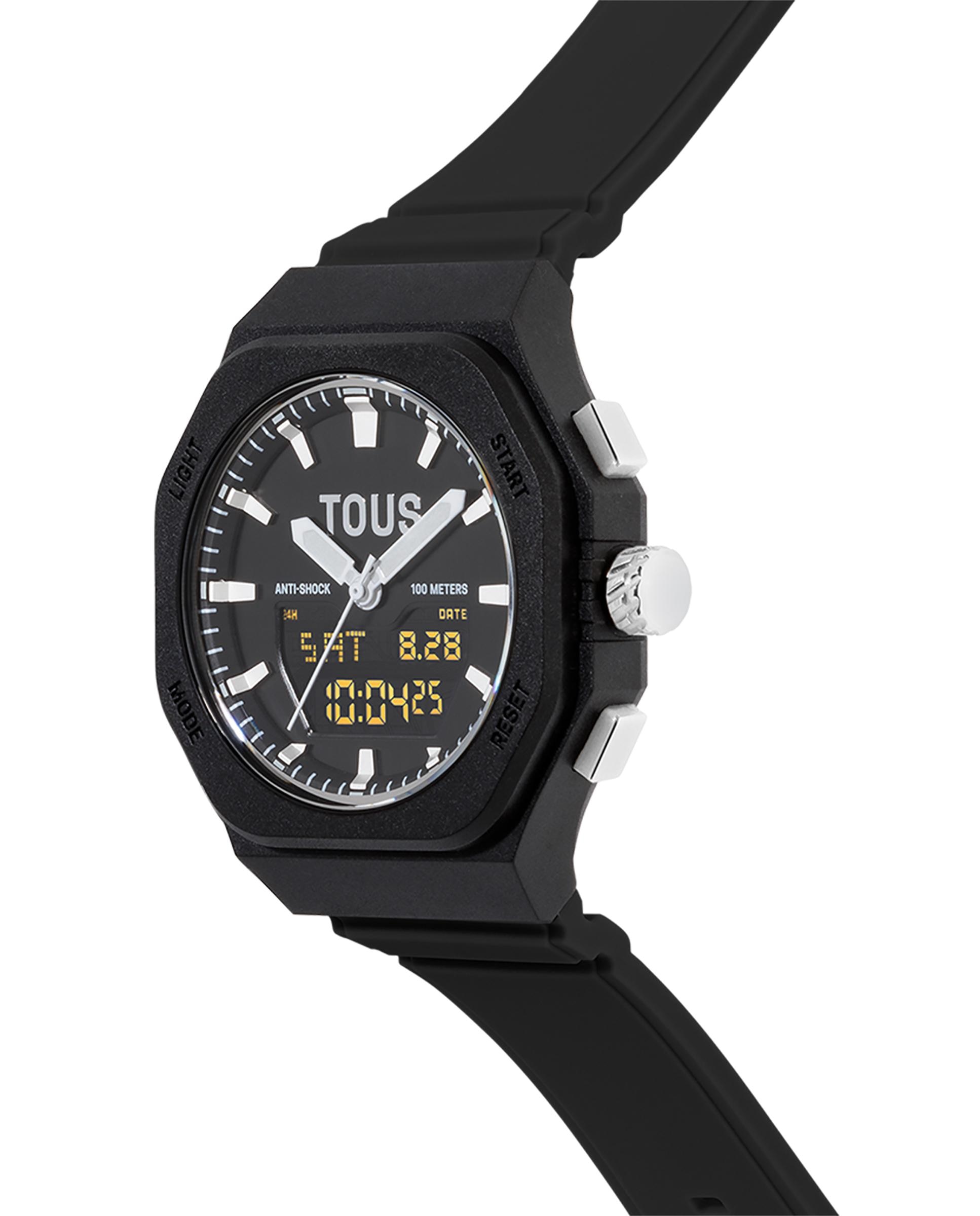 Relógio Analógico Bet com Bracelete em Preto Preto-2