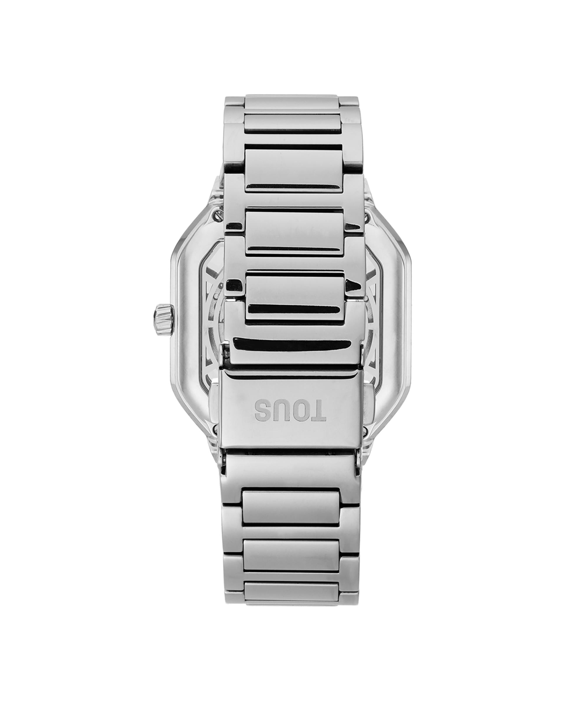 Reloj automático de mujer d-bear now automático con brazalete de acero - Tous - Plata Plata-3