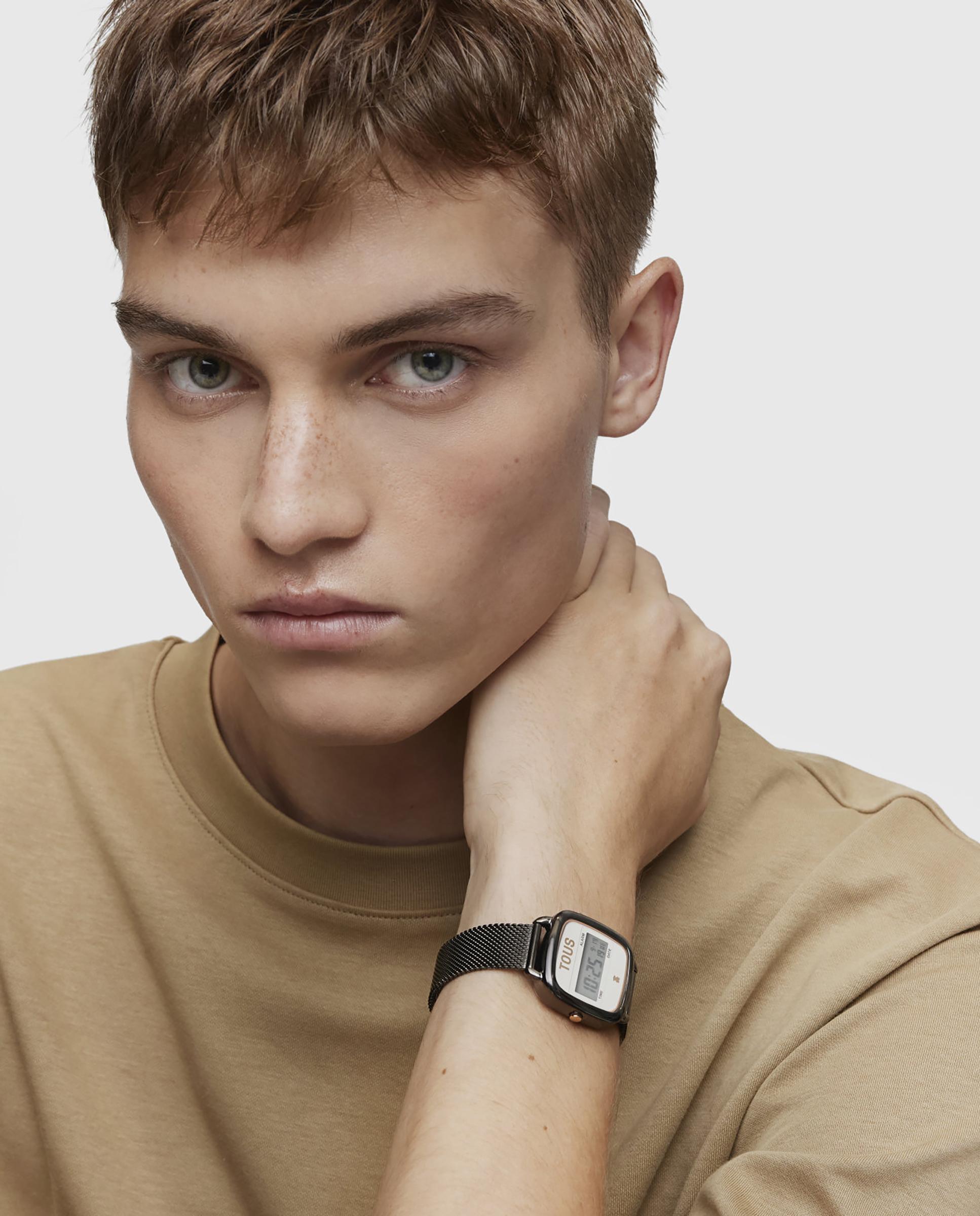 Reloj automático de mujer d-bear now automático con brazalete de acero - Tous - Plata Plata-5