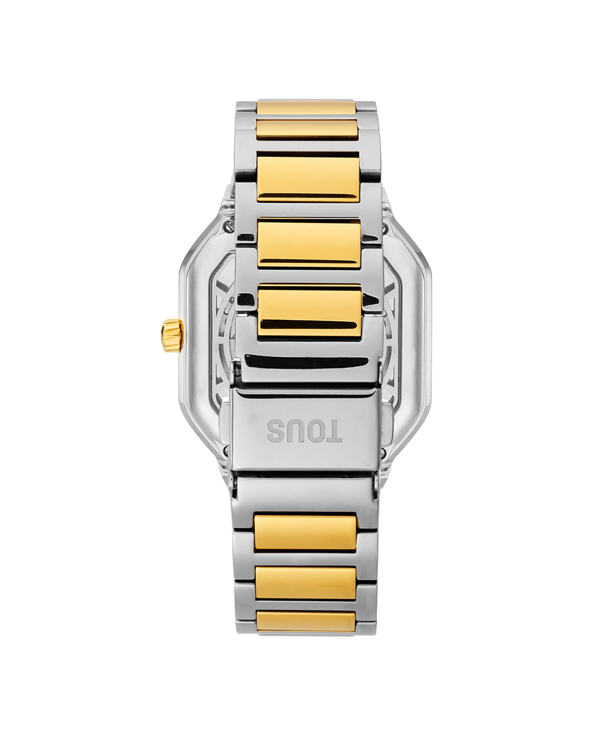 Reloj automático de mujer d-bear now con brazalete de acero - Tous - Dorado Dorado-3