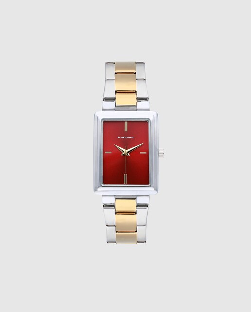 Imagen 0 de Reloj de mujer Courtney RA645204 de acero y correa bicolor oro