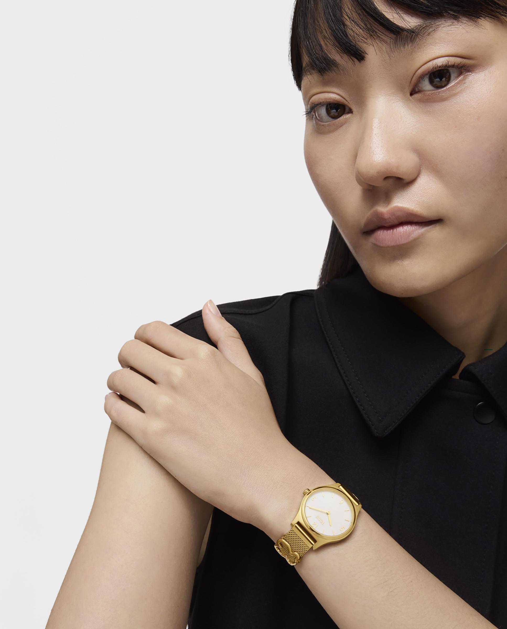 Reloj analógico de mujer epic icon mesh con brazalete de acero y esfera de nácar - Tous - Oro Oro-4