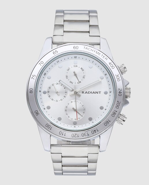 Imagen 0 de Reloj de hombre Canarias RA617705 de acero y correa plateada