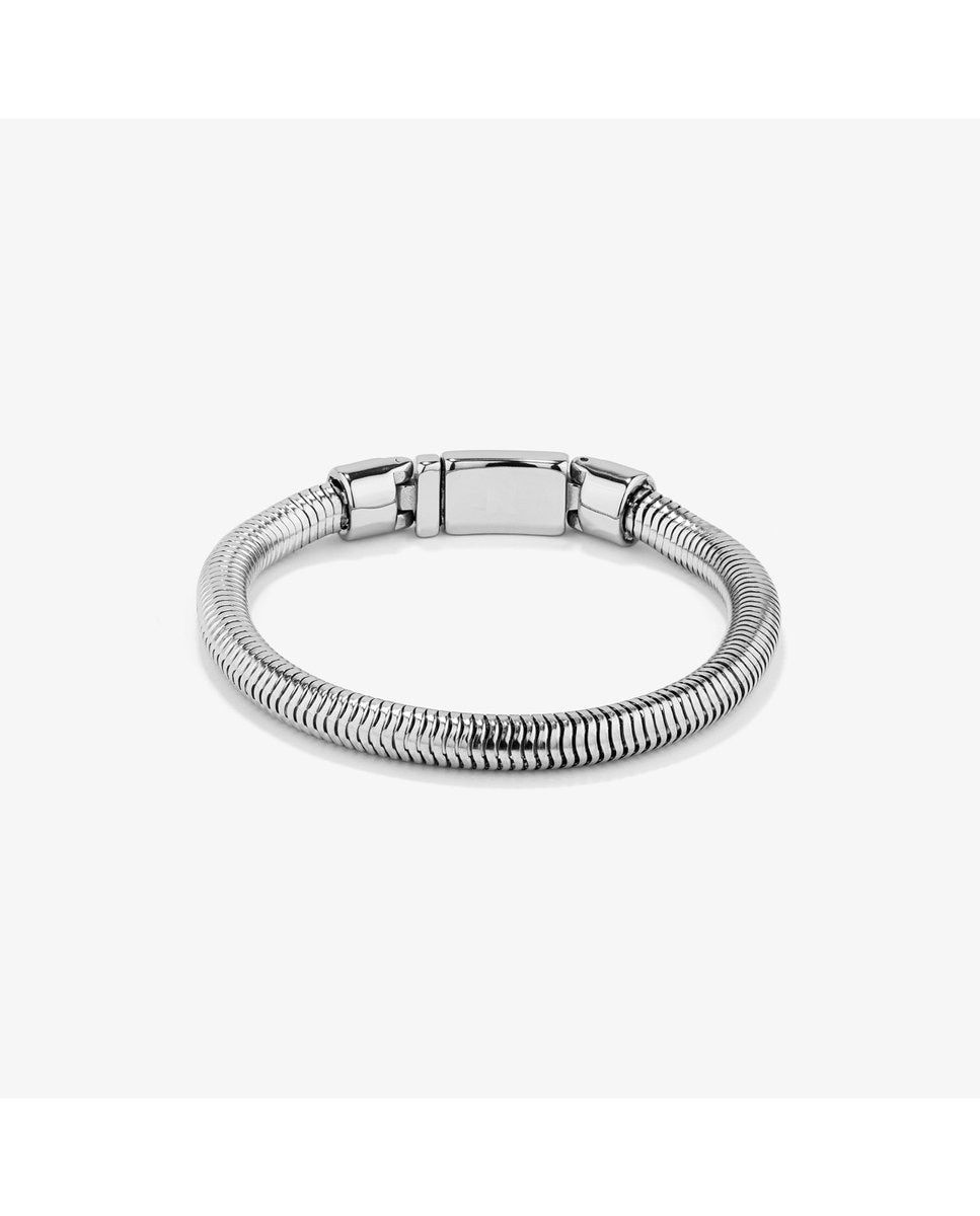 Imagen 0 de Pulsera de hombre Vibrance de acero plateada