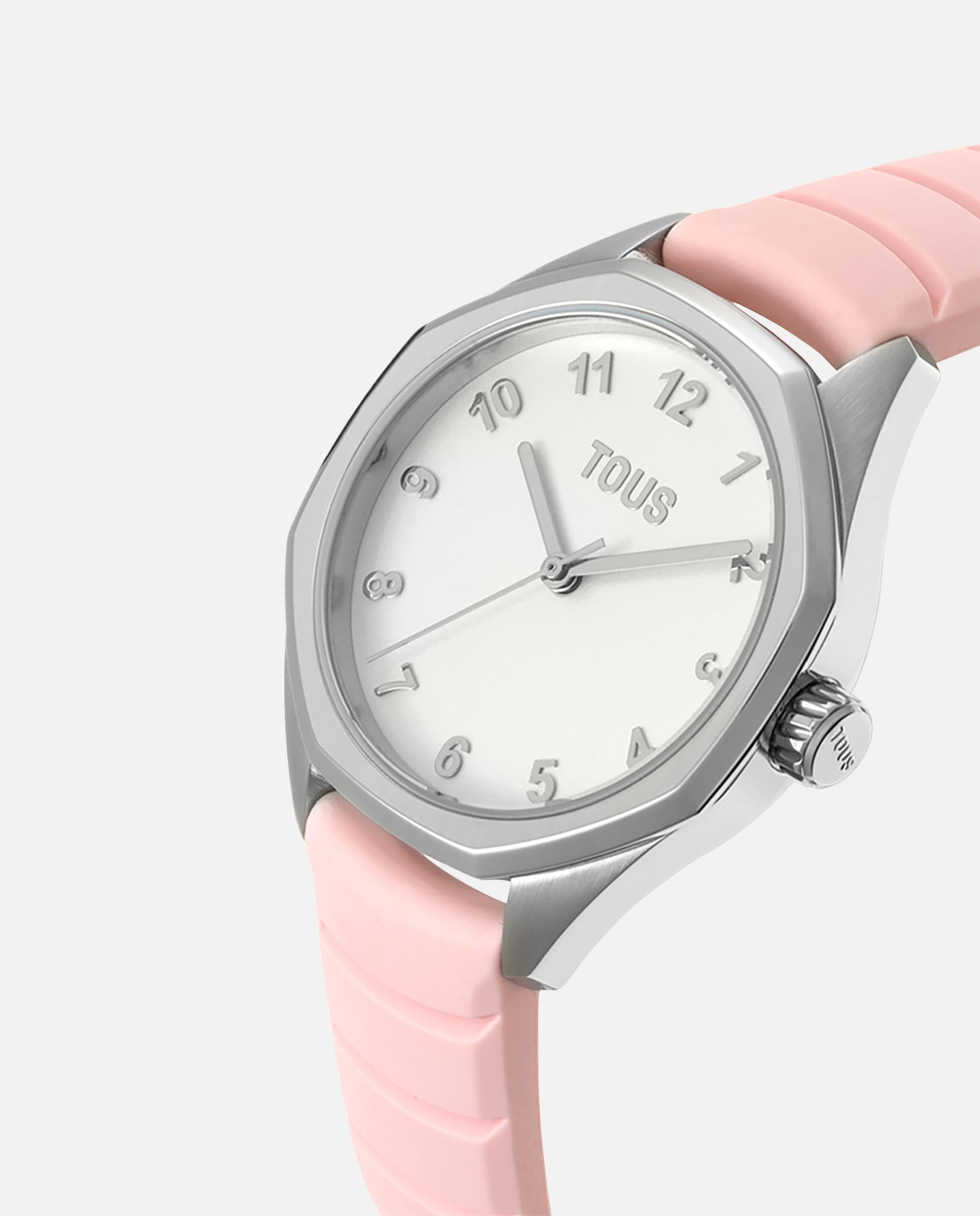 Reloj infantil tous now kdt con correa de caucho en color rosa - Rosa claro Rosa claro-2