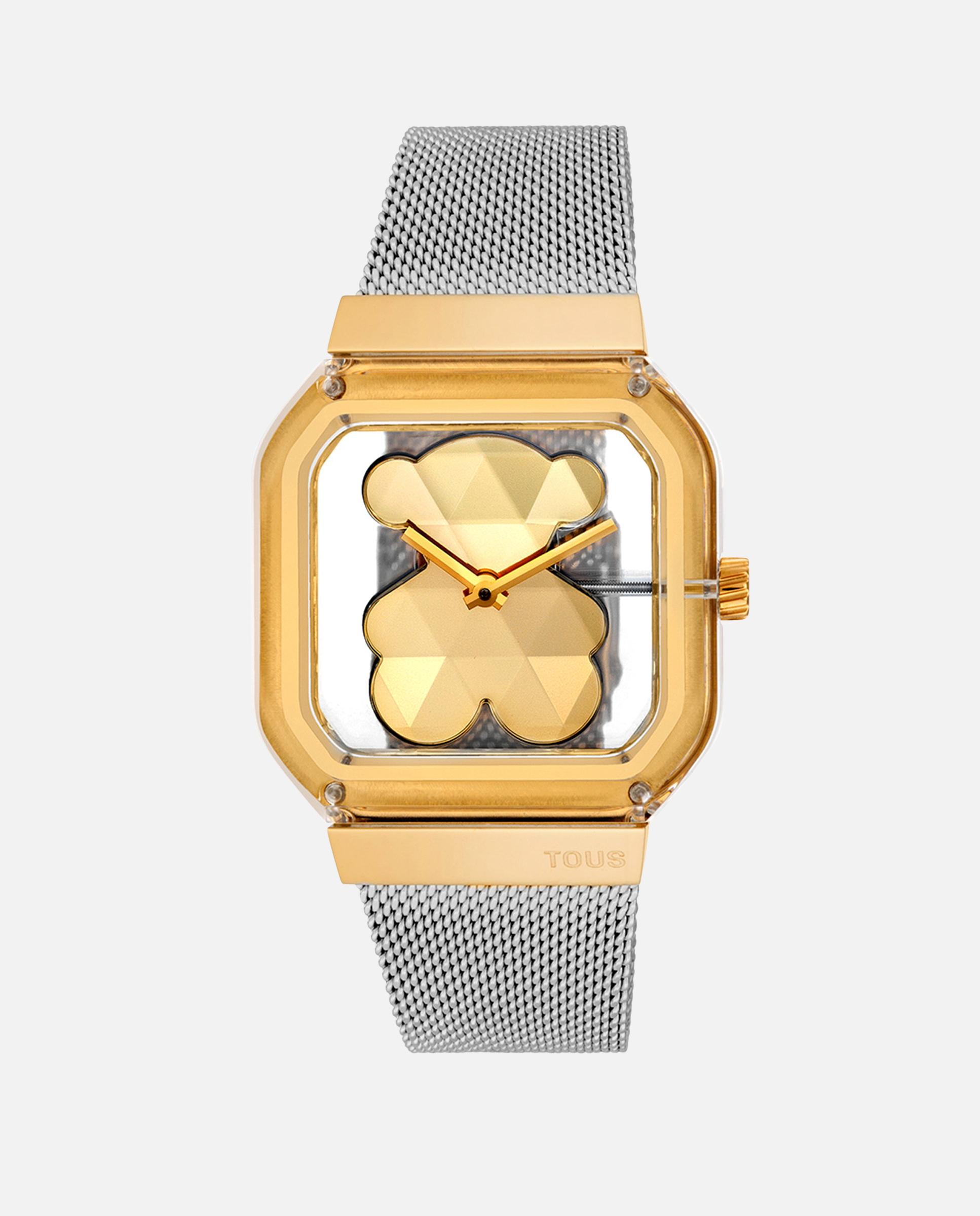 Reloj analógico de mujer d-bear party con brazalete de acero y acero - Tous - Dorado Dorado-1