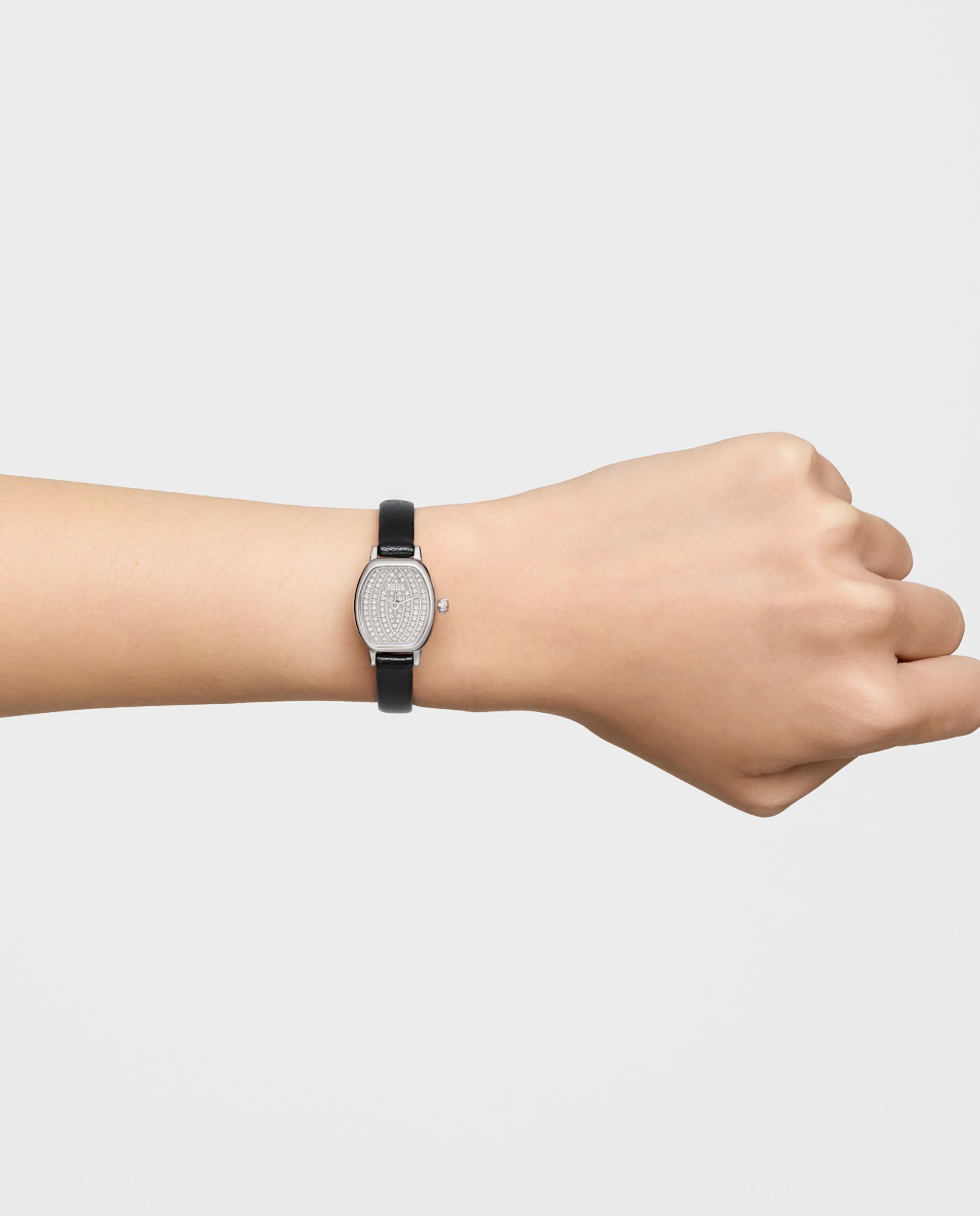 Reloj con movimiento suizo analógico de mujer les classiques con 0,30 ct en diamantes - Tous - Negro Negro-7