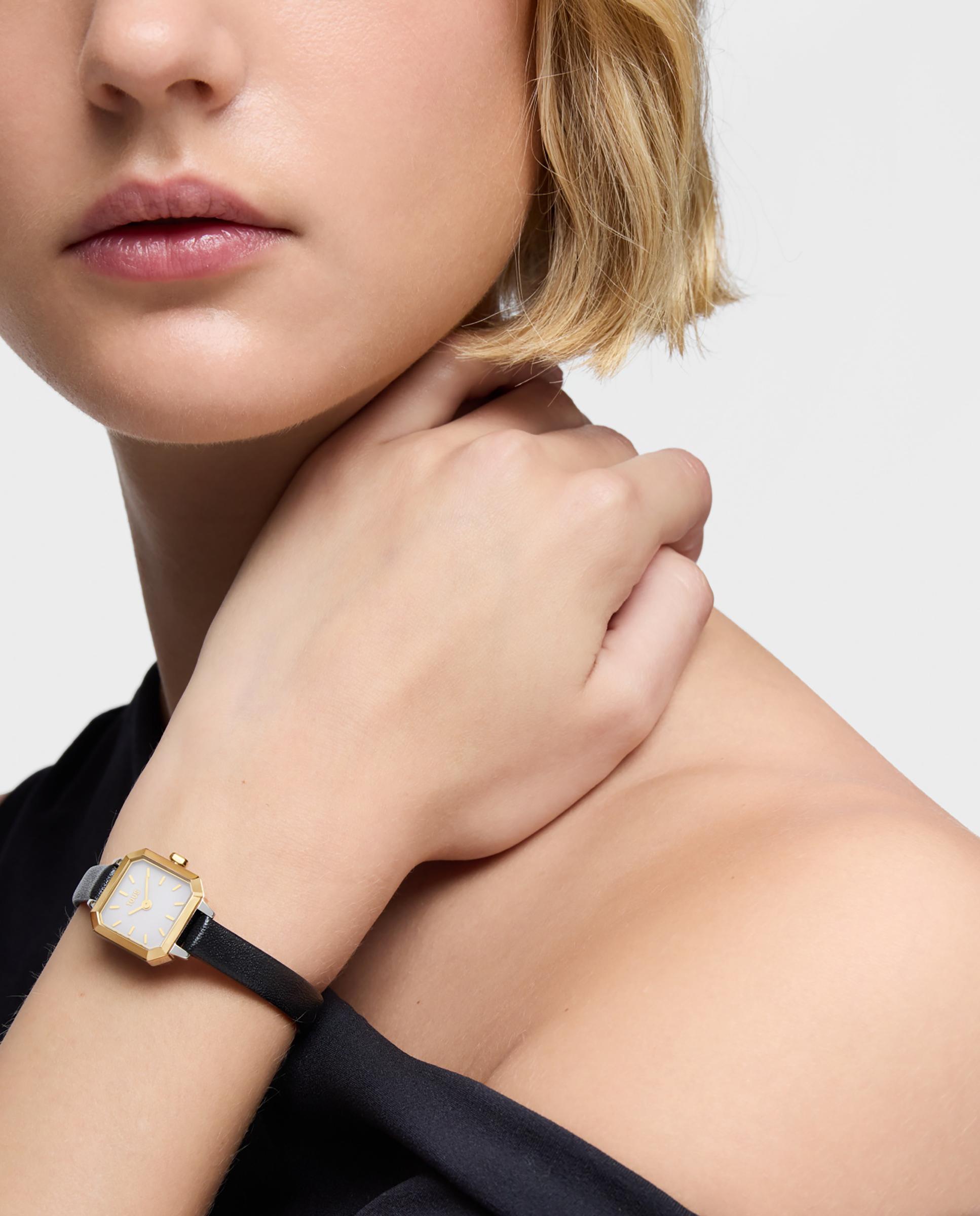 Reloj con movimiento suizo analógico de mujer les classiques con 0,40 ct en diamantes - Tous - Negro Negro-4