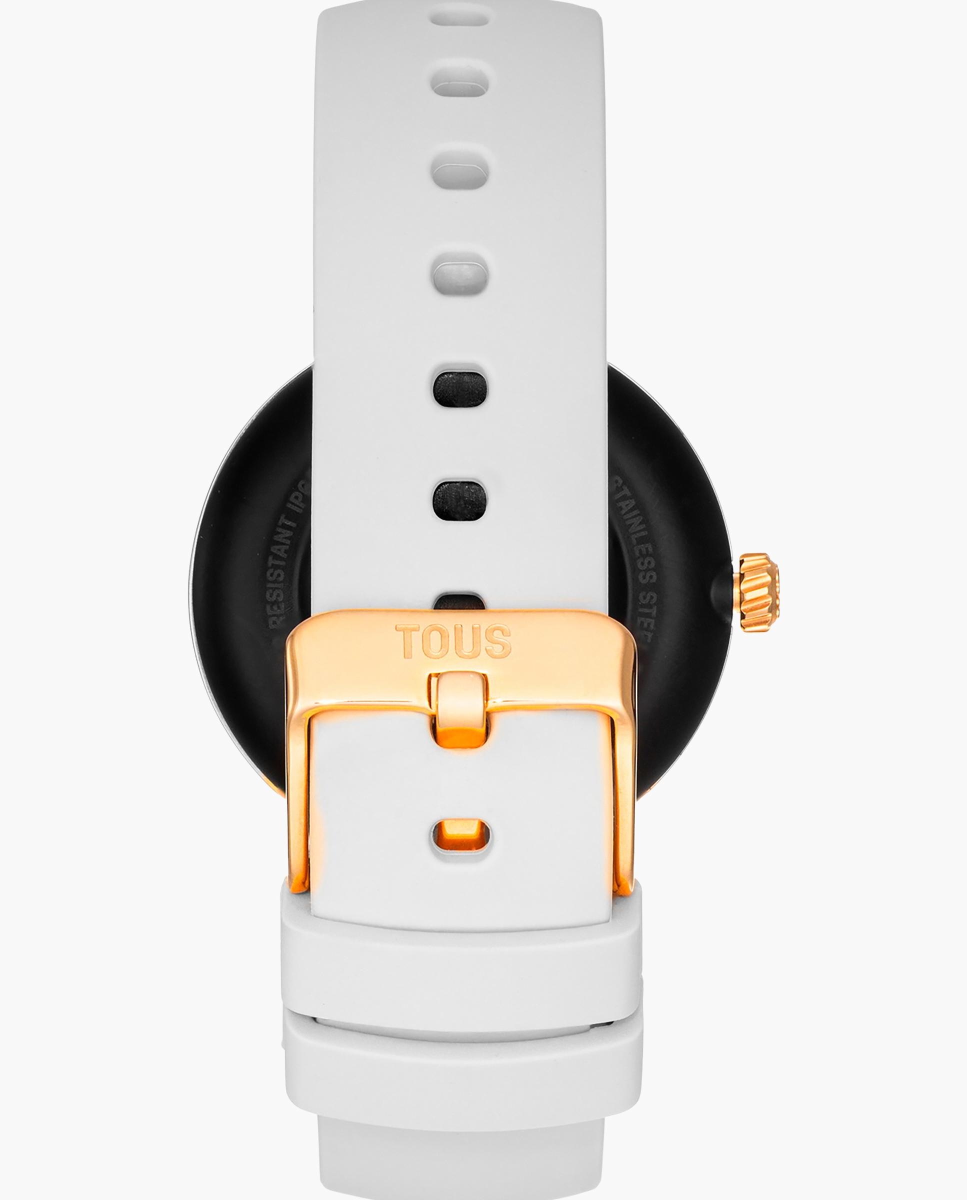 Smartwatch s-connect charms con brazalete beige y motivos de acero dorado - Tous - Beige Beige-2
