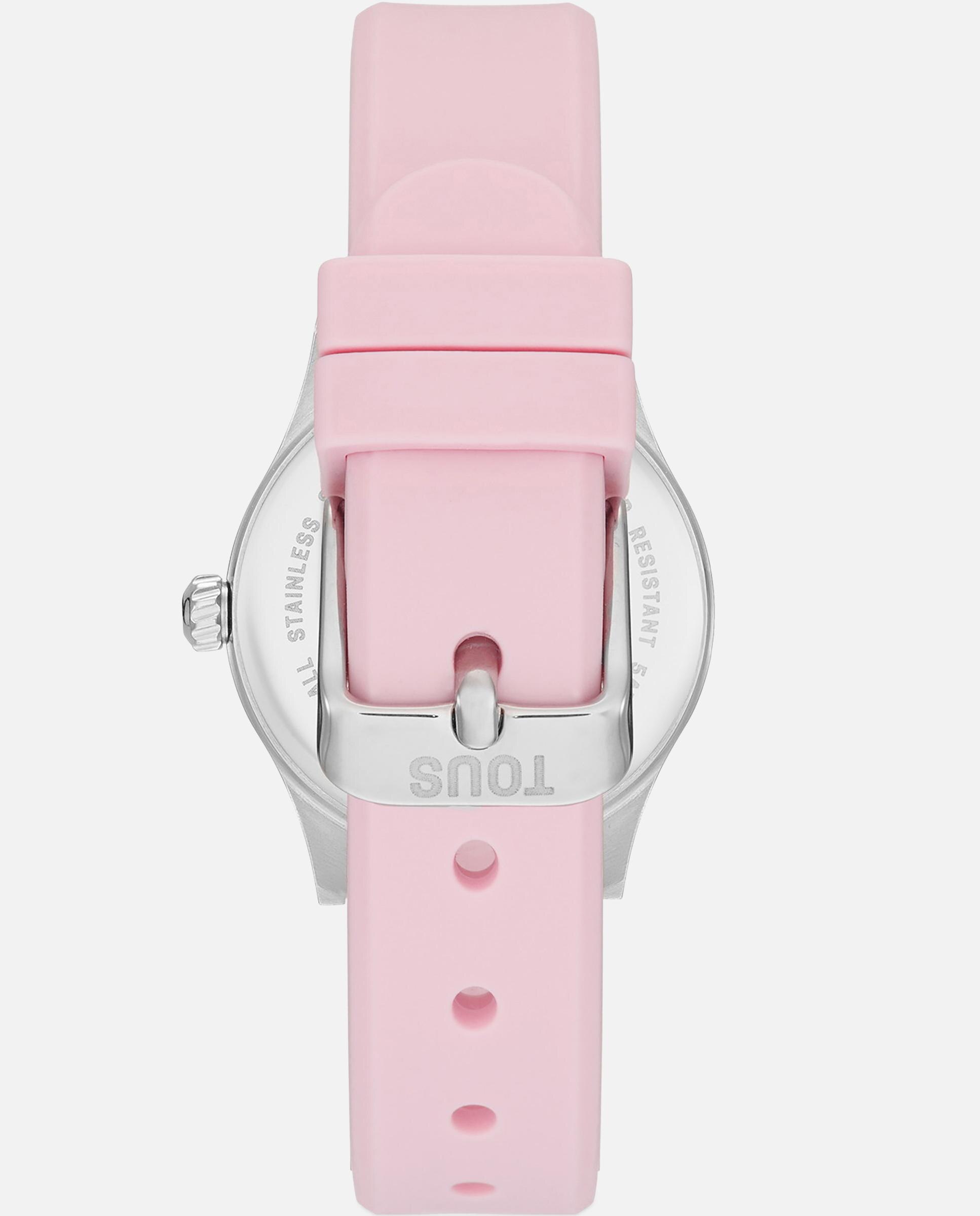 Reloj de mujer epic icon kdt charms en acero inoxidable con correa de silicona rosa - Tous - Rosa claro Rosa claro-3