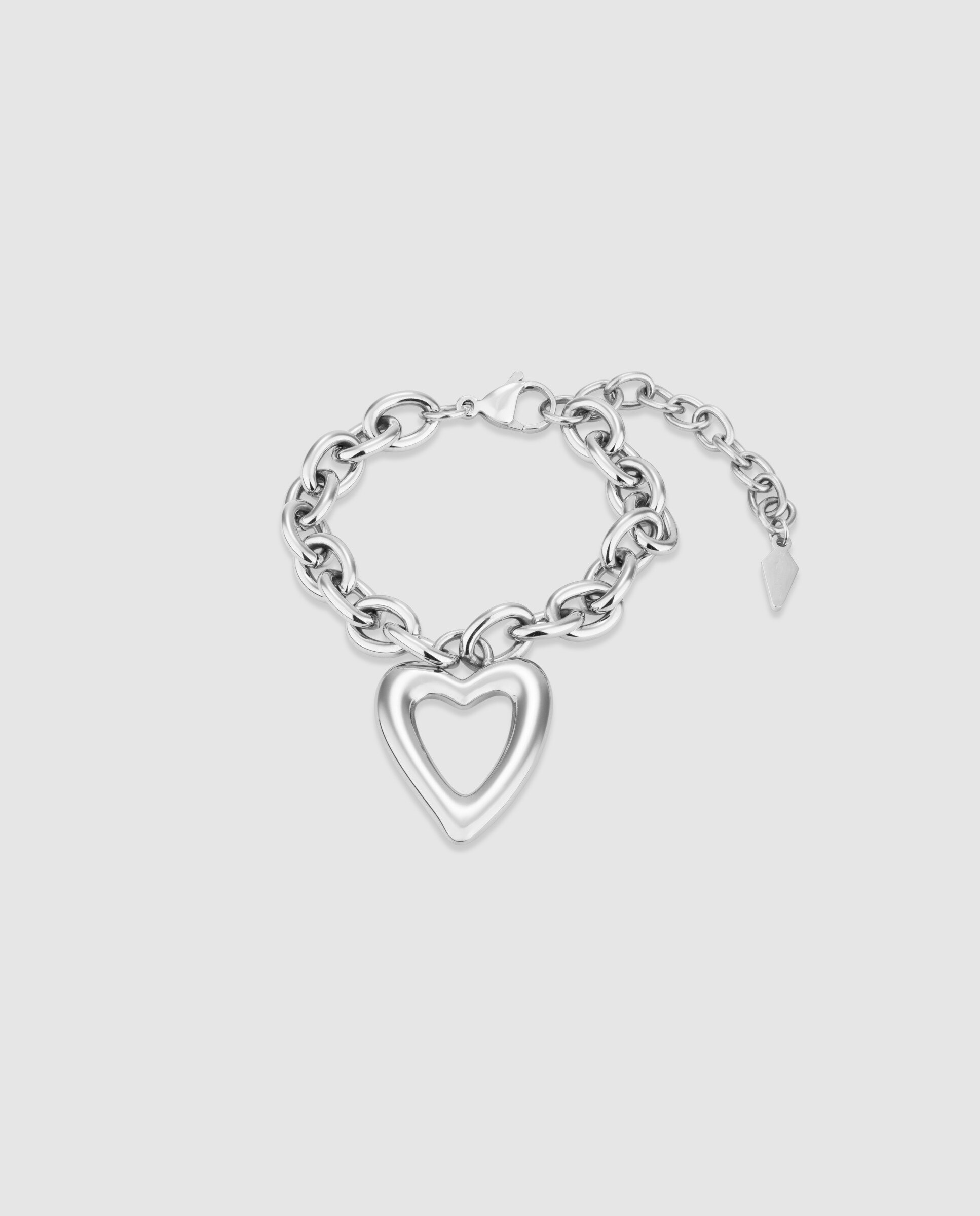 Imagen 0 de Pulsera spezial de acero plateada Plata