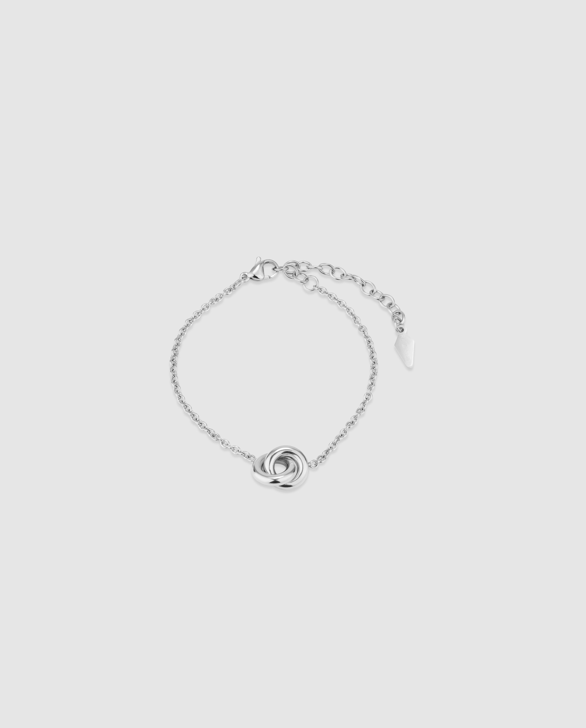 Imagen 0 de Pulsera forever de acero plateada Plata