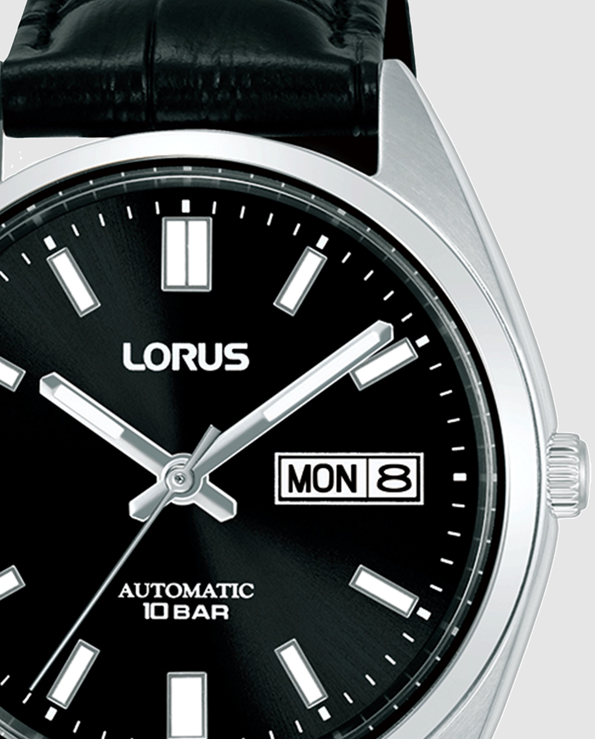 Reloj de hombre classic man rl435cx9s automático de piel y correa negra - Lorus - Negro Negro-2