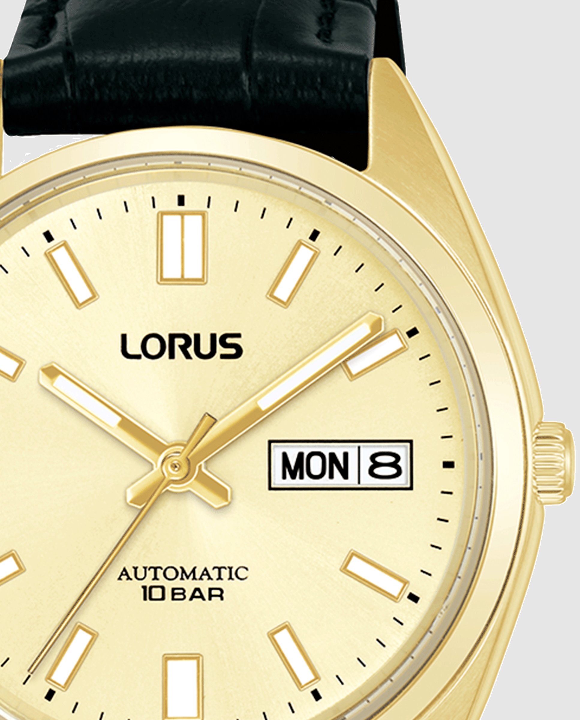 Reloj de hombre classic man rl436cx9s automático de piel y correa negra - Lorus - Negro Negro-2
