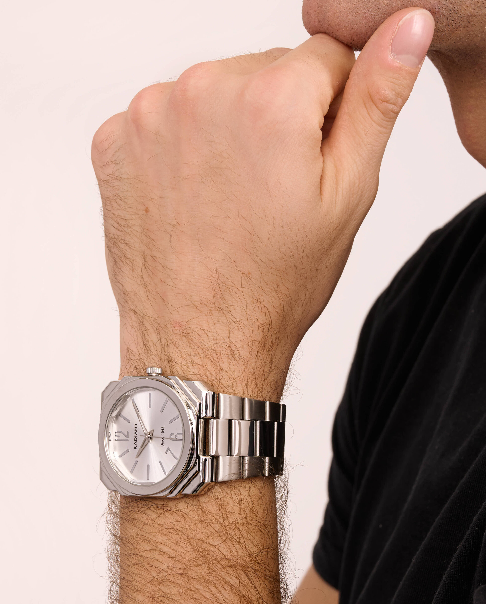 Reloj de hombre horizon line ra693201 de acero y correa plateada/gris - Radiant - Plata Plata-2