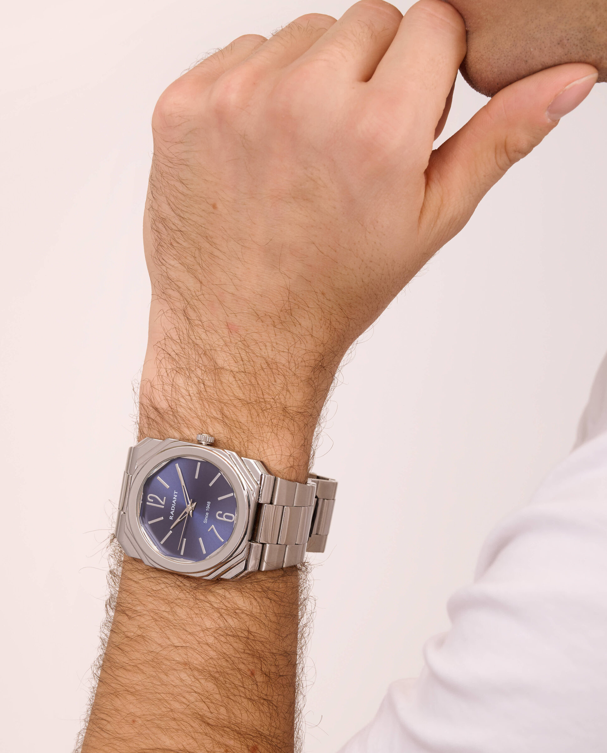 Reloj de hombre horizon line ra693202 de acero y correa plateada/gris - Radiant - Plata Plata-2