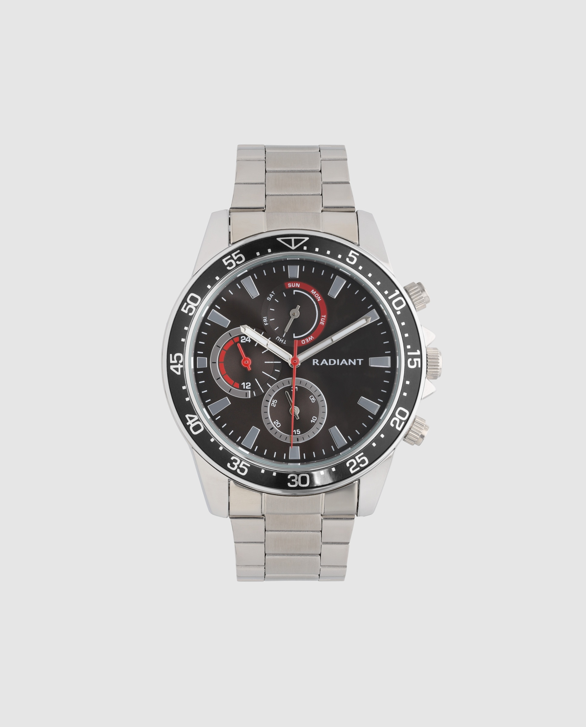 Imagen 0 de Reloj de hombre daybreak ra696701 de acero y correa plateada/gris Plata