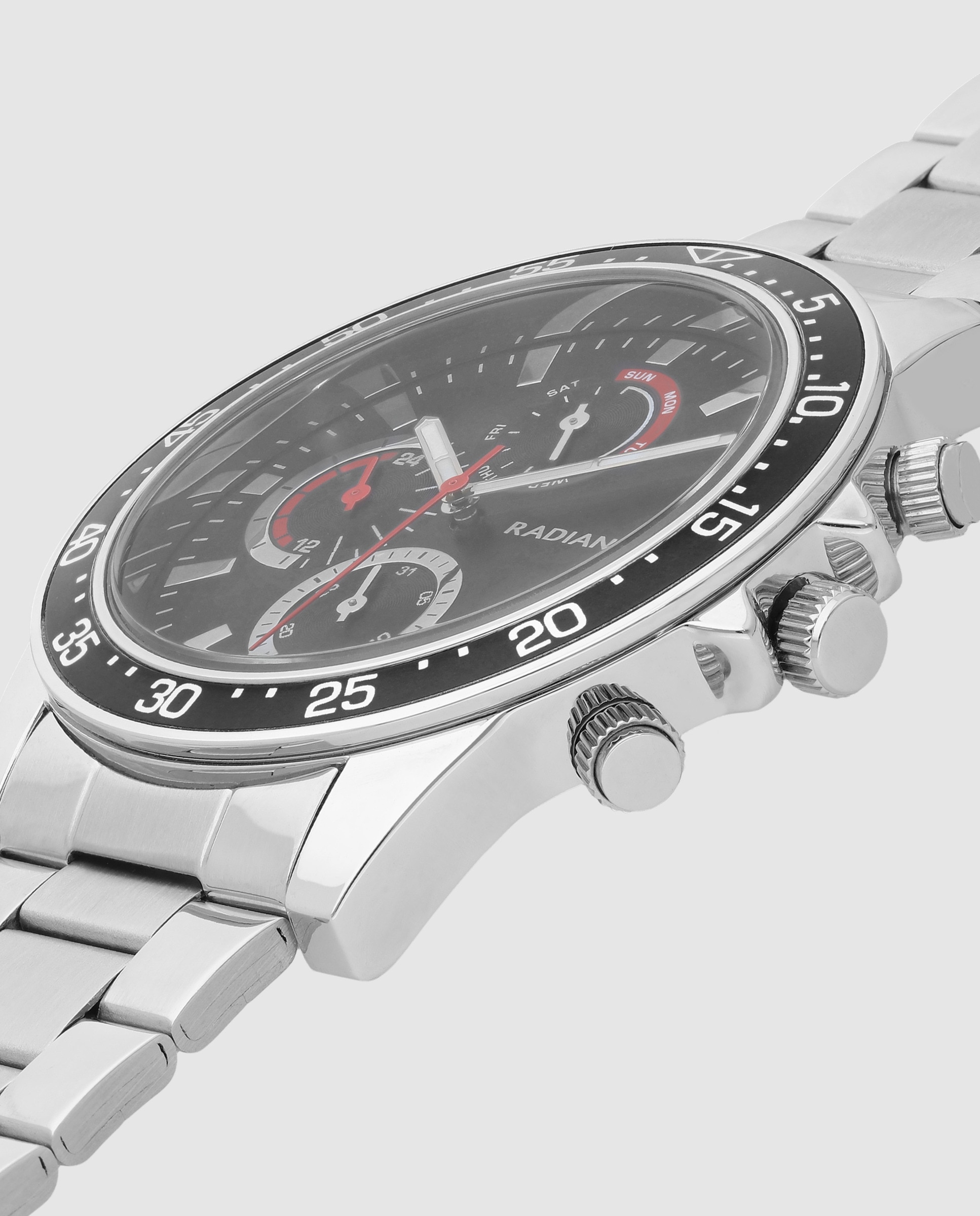 Reloj de hombre daybreak ra696701 de acero y correa plateada/gris - Radiant - Plata Plata-4