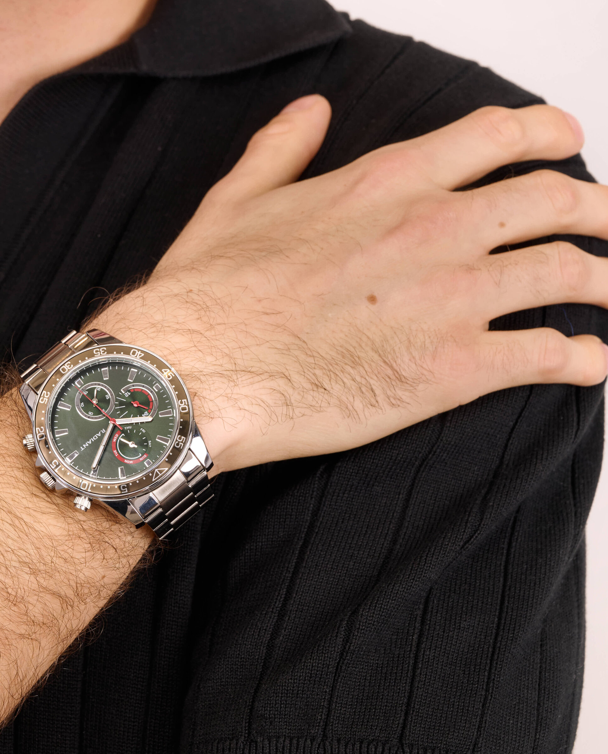 Reloj de hombre daybreak ra696703 de acero y correa plateada/gris - Radiant - Plata Plata-2