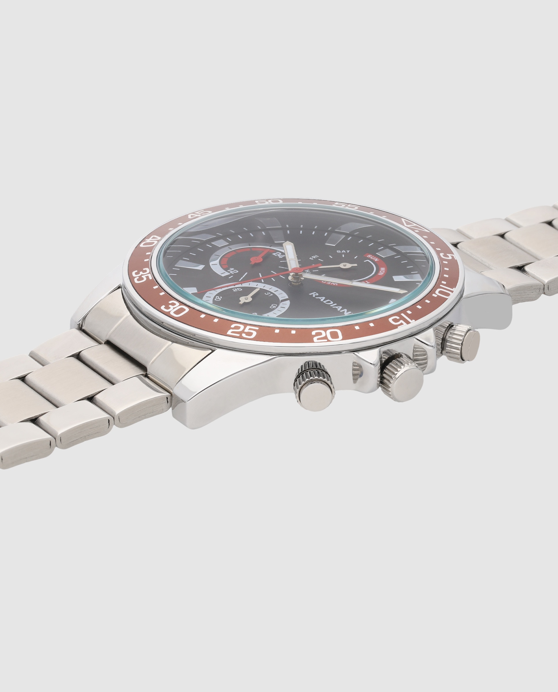 Reloj de hombre daybreak ra696704 de acero y correa plateada/gris - Radiant - Plata Plata-3