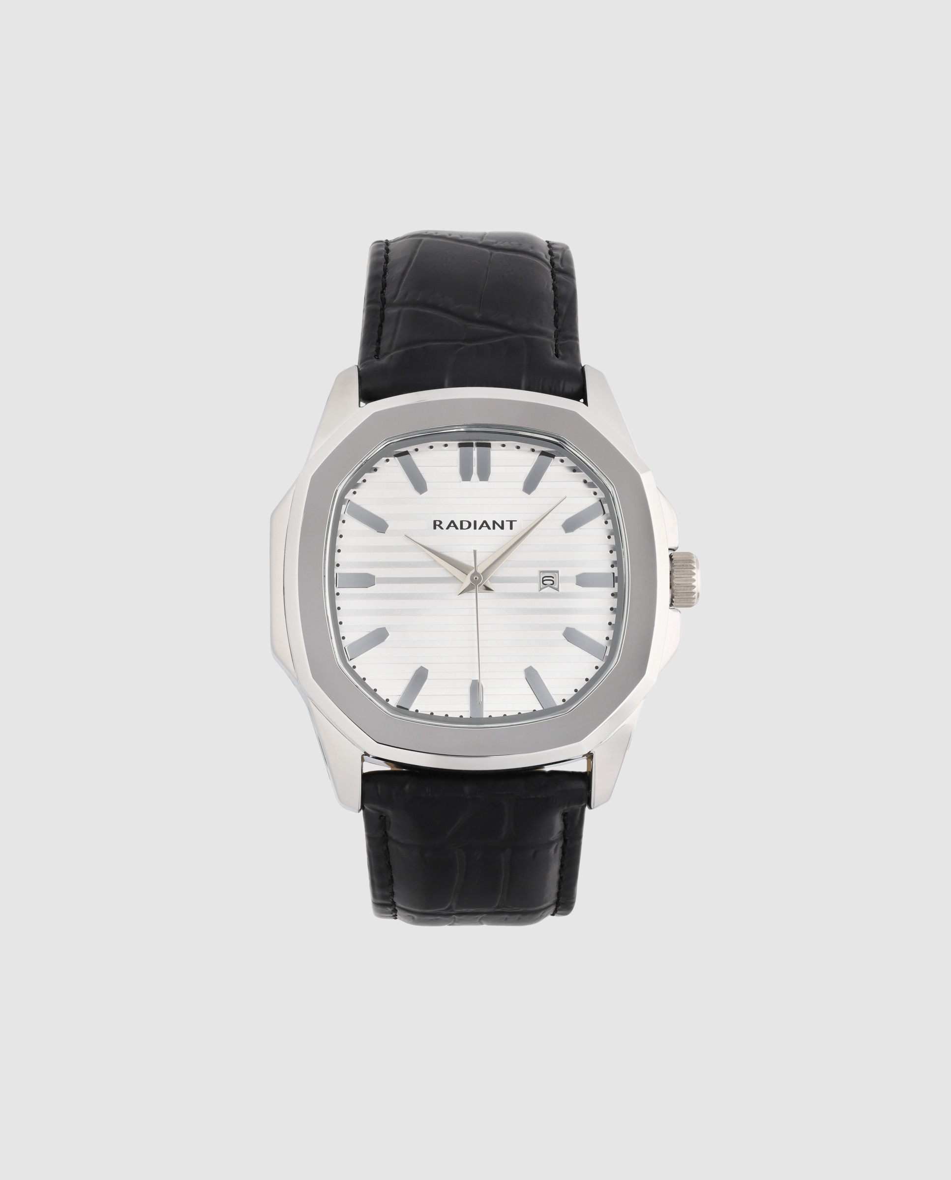Imagen 0 de Reloj de hombre midnight voyage ra697201 de piel y correa negra Negro