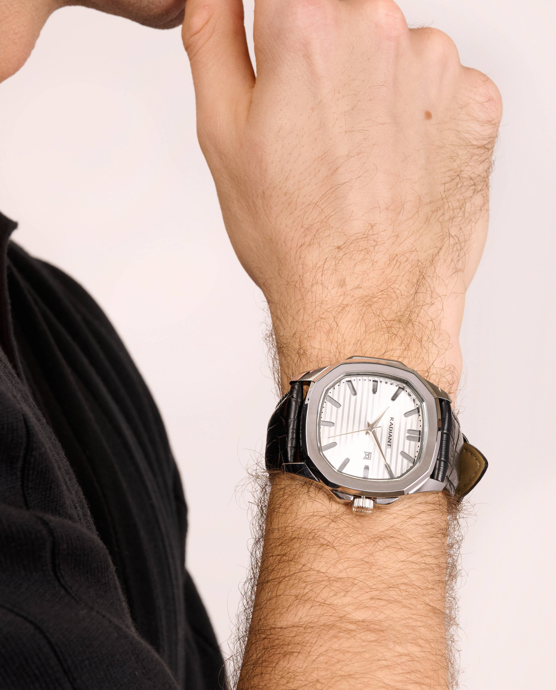 Reloj de hombre midnight voyage ra697201 de piel y correa negra - Radiant - Negro Negro-2