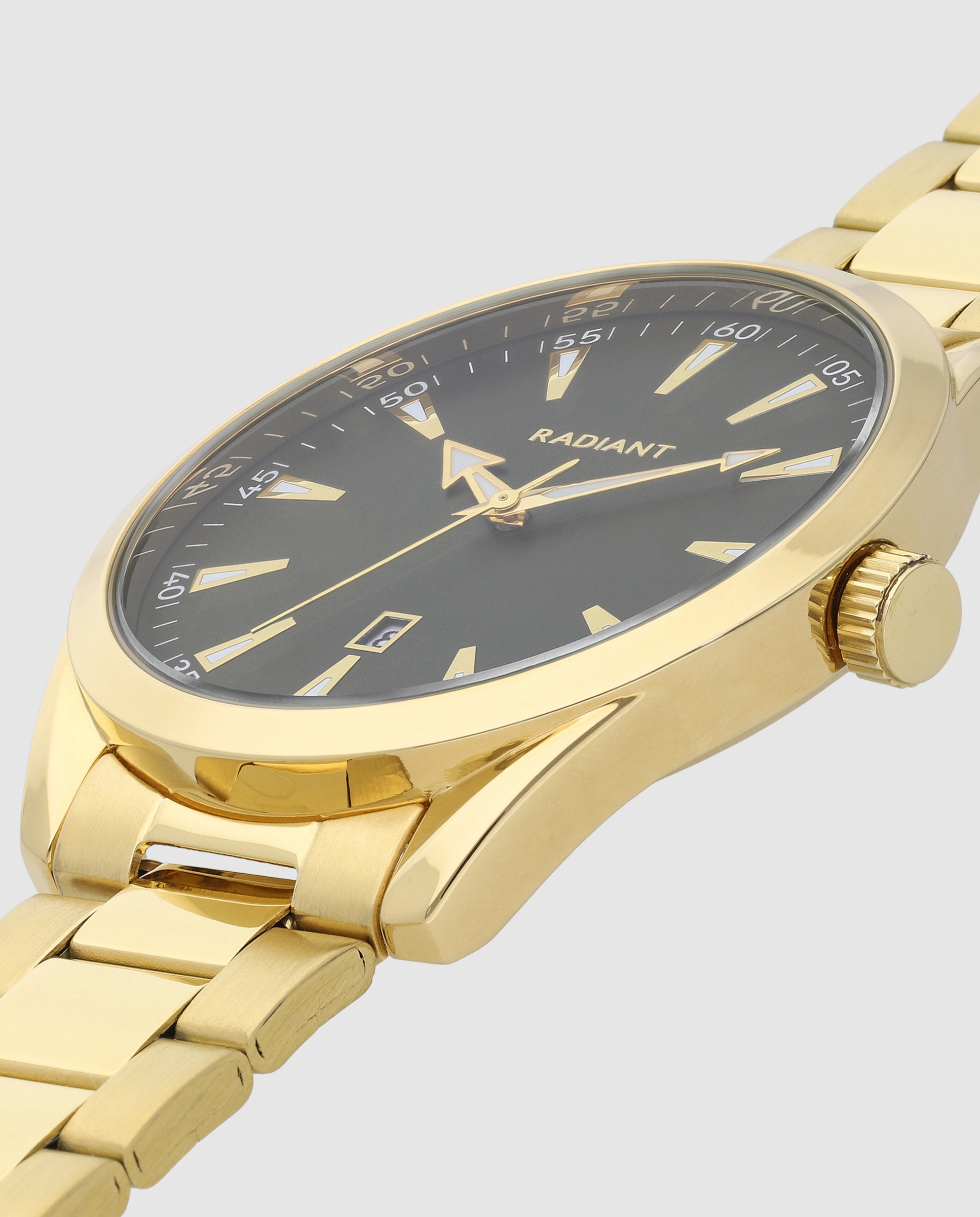 Reloj de hombre ocean code ra695205 de acero y correa dorada - Radiant - Oro Oro-4