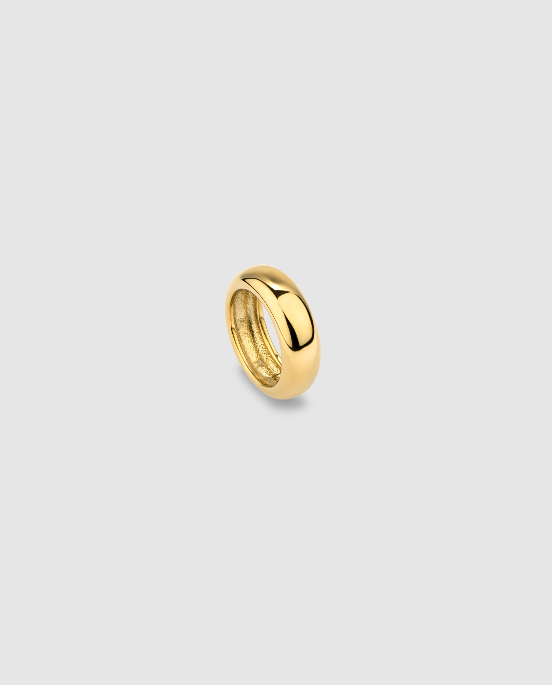 Anillo chains and knots de acero dorado Oro Radiant Oro-1