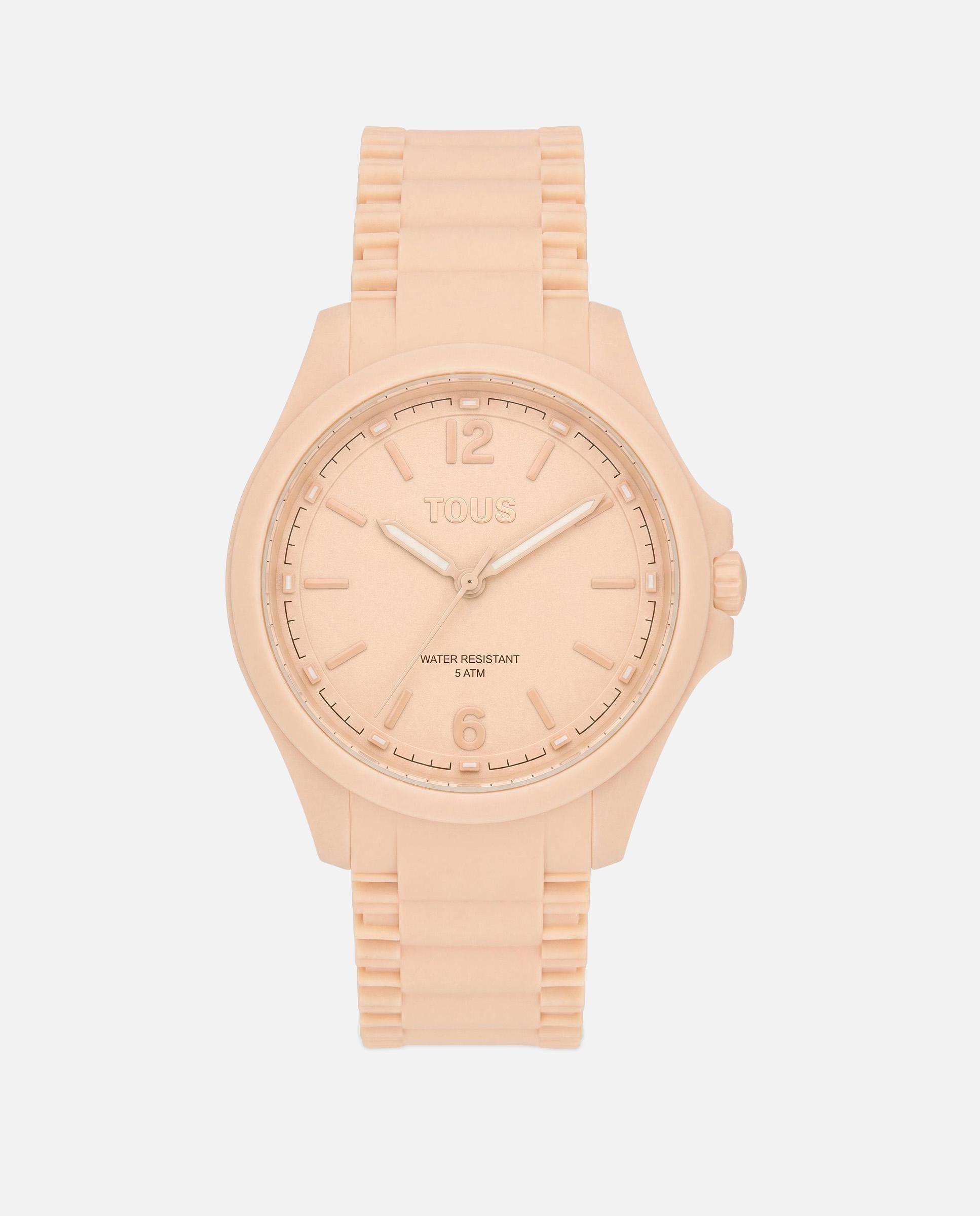 Reloj analógico de mujer con correa de silicona drive - Tous - Rosa pastel Rosa pastel-1