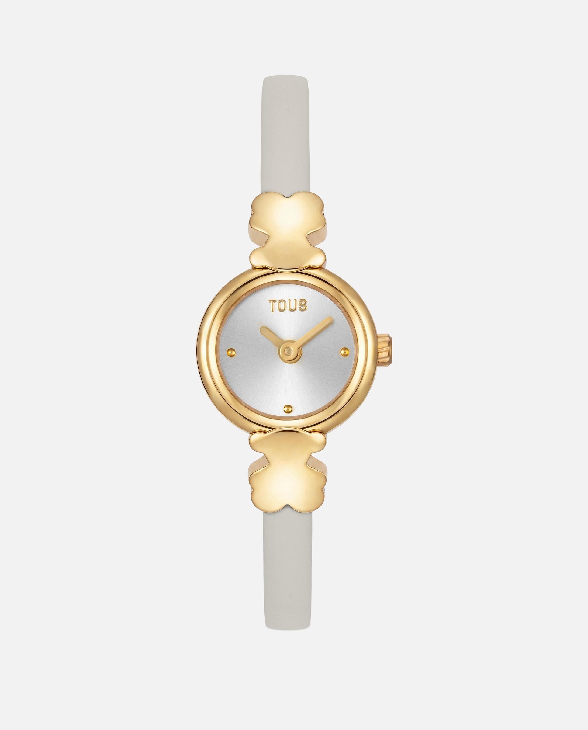 Reloj analógico de mujer con caja de acero y correa de silicona icon chic - Tous - Blanco Blanco-1