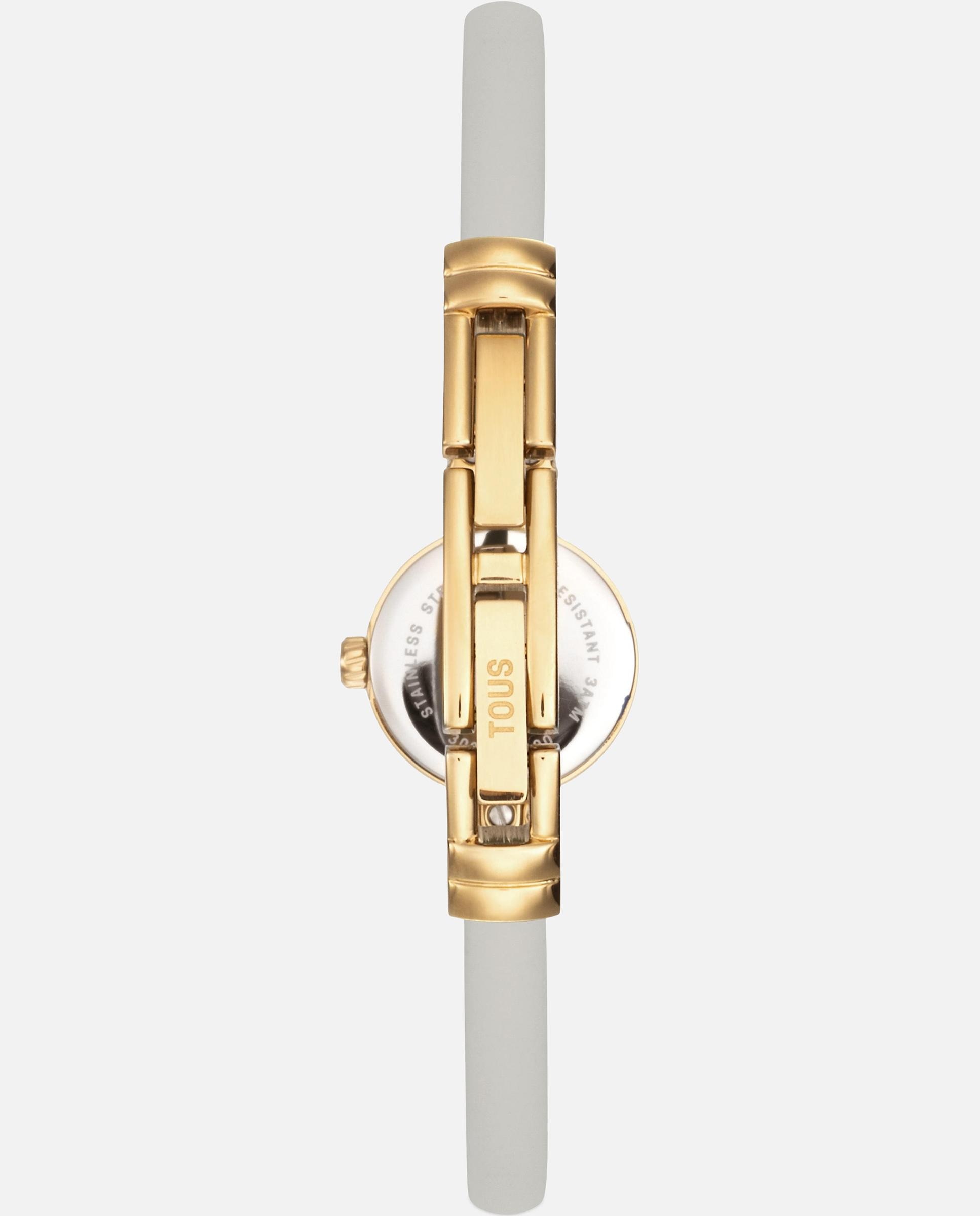 Reloj analógico de mujer con caja de acero y correa de silicona icon chic - Tous - Blanco Blanco-3