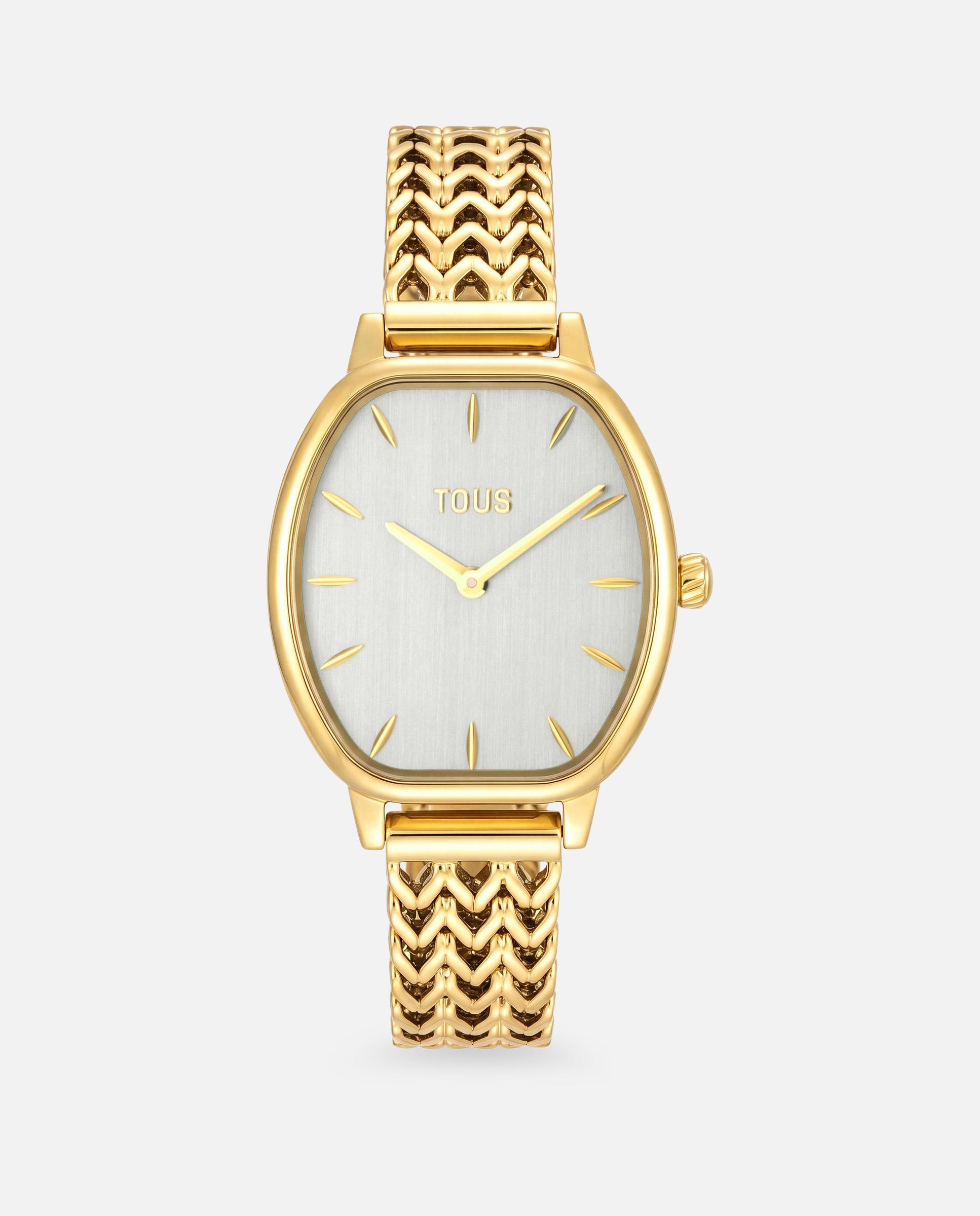 Reloj analógico de mujer con brazalete de acero osier - Tous - Dorado Dorado-1