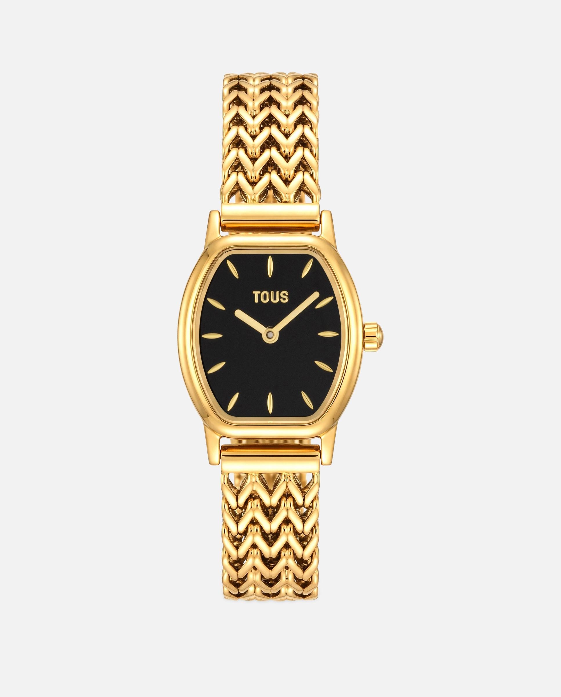 Reloj analógico de mujer con brazalete de acero y ónix osier mini - Tous - Dorado Dorado-1