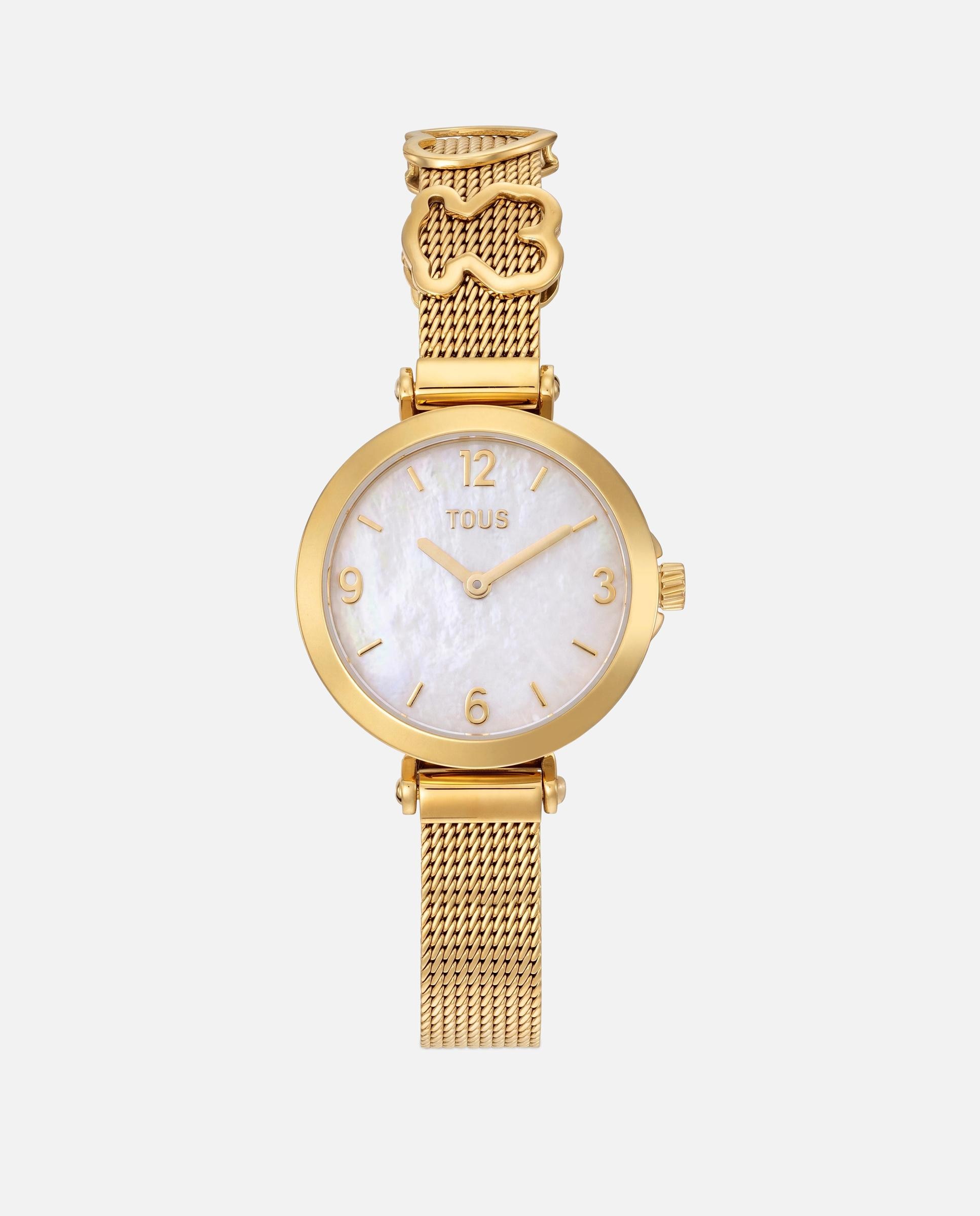Reloj analógico de acero con nácar icon charms - Tous - Dorado Dorado-1