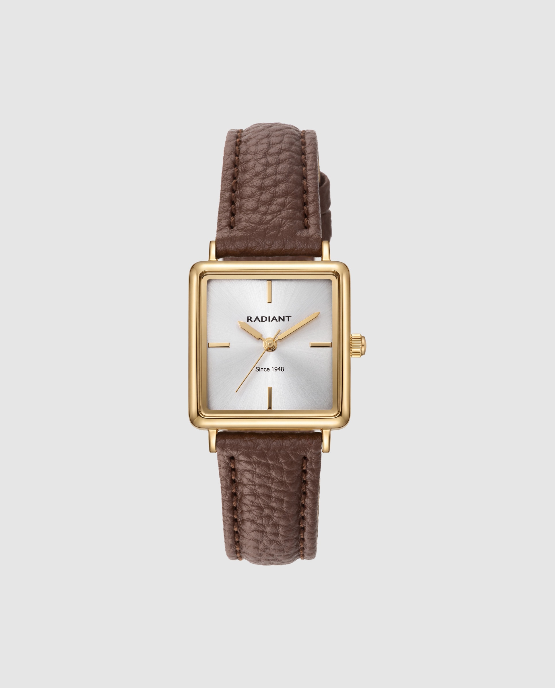 Imagen 1 de Reloj de mujer square ra699201 de piel sintética y correa burdeos - Radiant - Rojo Rojo