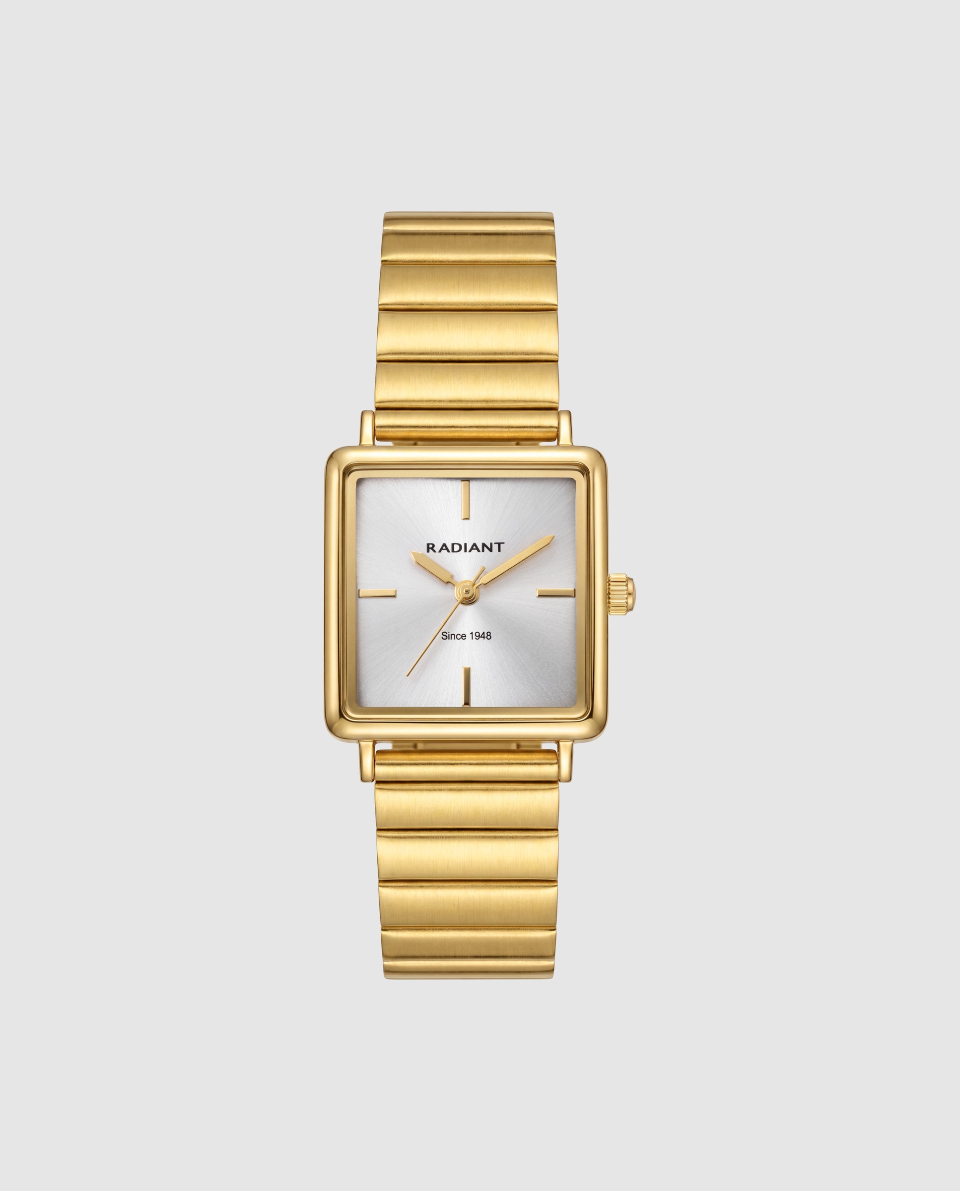 Imagen 0 de Reloj de mujer square ra699207 de acero y correa dorada Oro