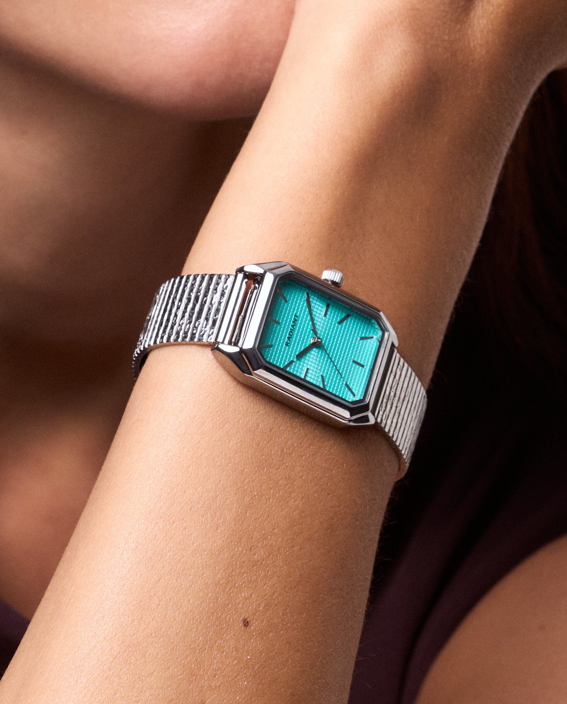 Reloj de mujer demi ra700202 de acero y correa plateada/gris - Radiant - Plata Plata-2
