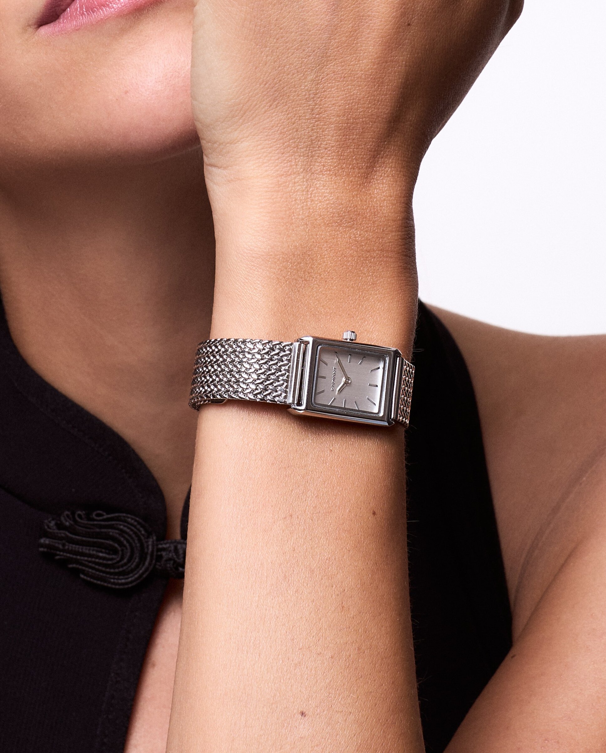 Reloj de mujer sharp ra702201 de acero y correa plateada/gris - Radiant - Plata Plata-2